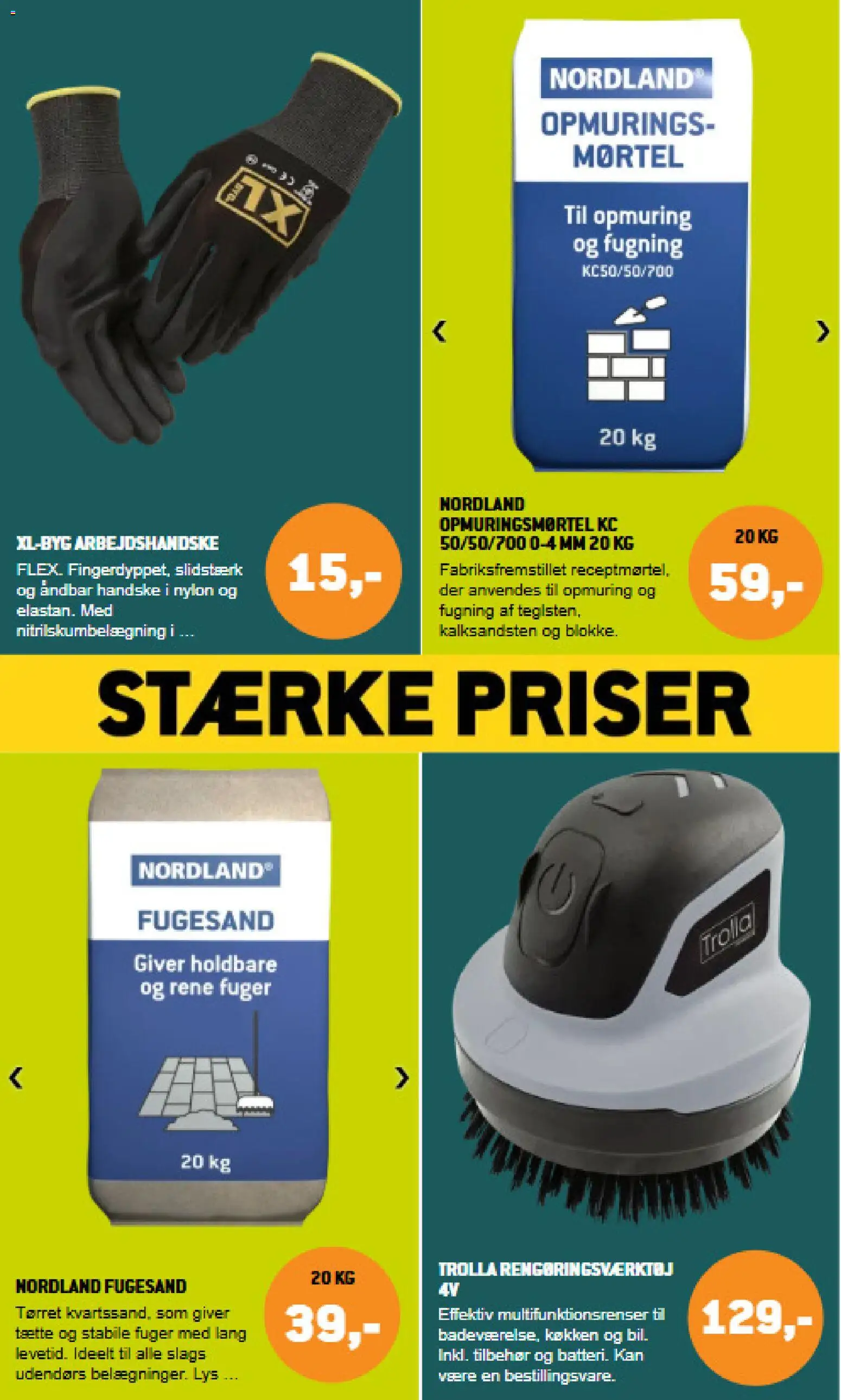 XL-BYG tilbudsavis – gyldig fra 05.06.2026 | Side: 4 | Produkter: Søm, Mørtel