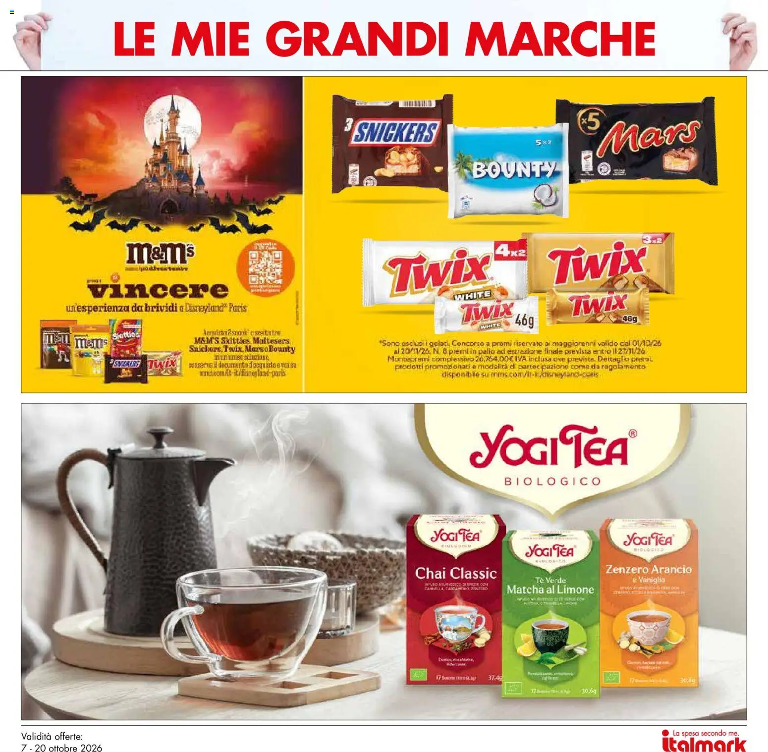 Volantino Italmark del 07/10/2026 | Pagina: 35 | Prodotti: Vaniglia, Tè, Limone, Snickers