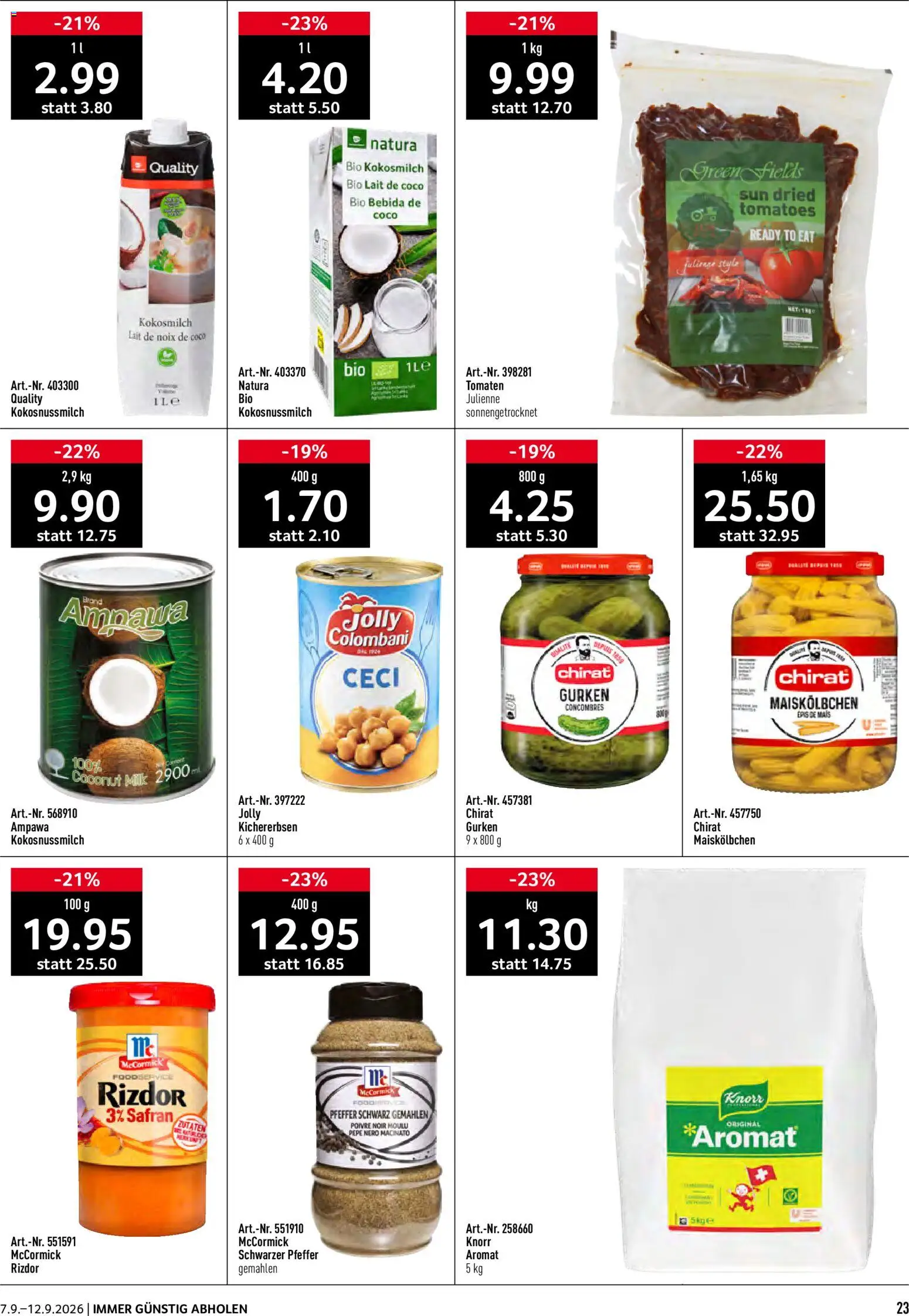 Prodega aktionen – gültig ab 07.09.2026 | Seite: 23