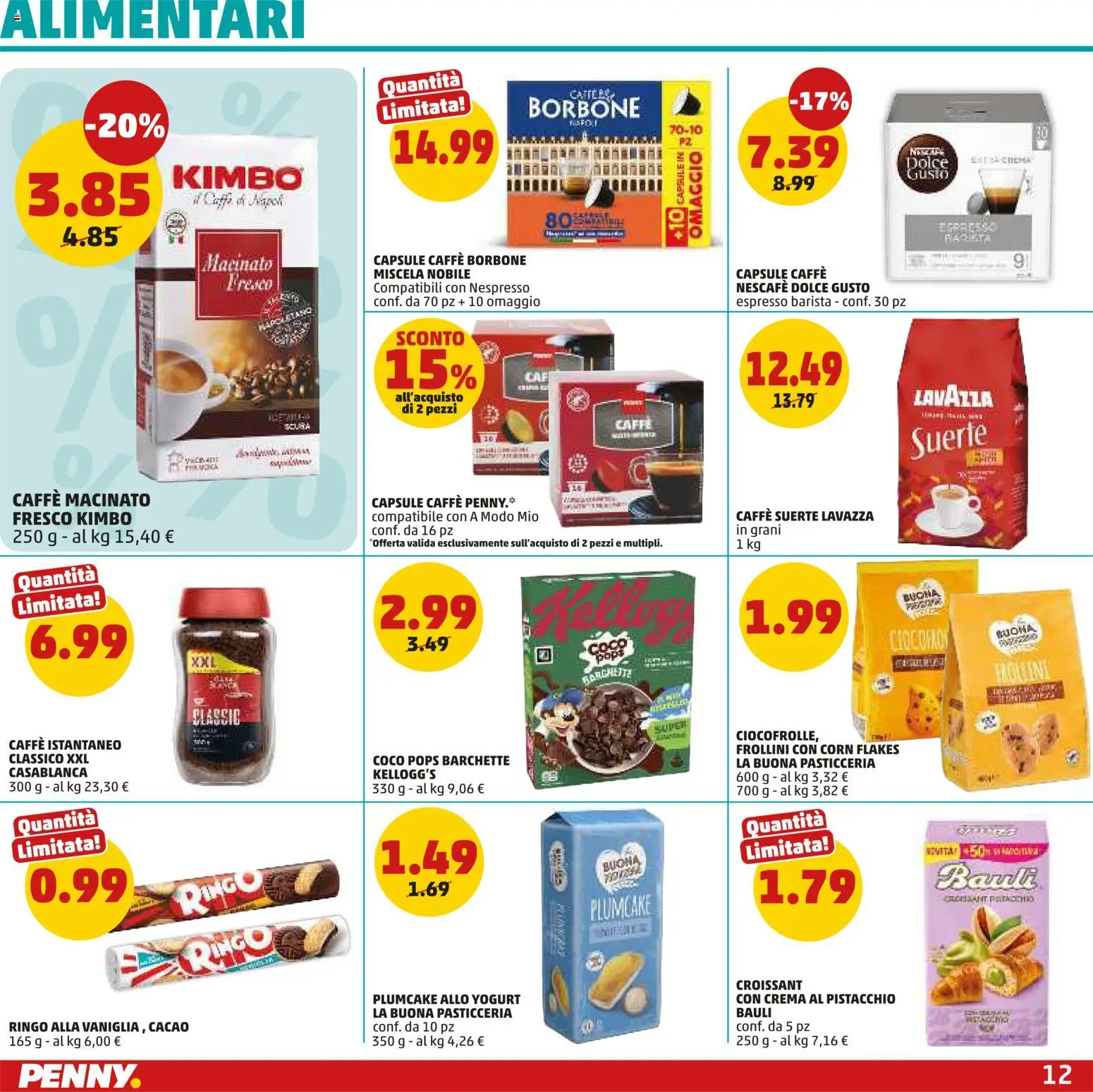 Volantino PENNY del 04.06.2026 | Pagina: 12 | Prodotti: Crema, Cacao, Lavazza, Frollini
