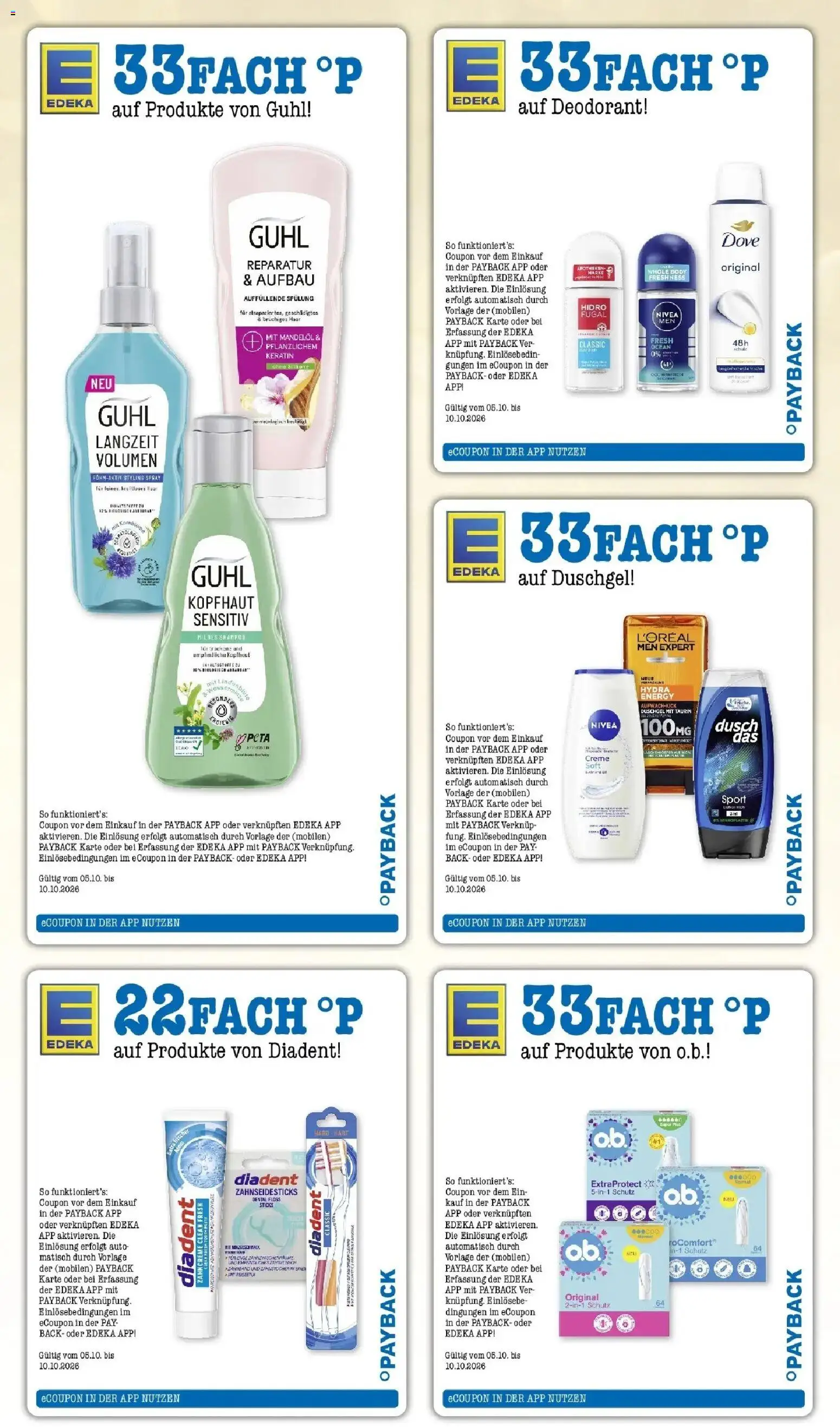 E center Prospekt Karlsruhe (ab 05.10.2026) zum Blättern | Seite: 71 | Produkte: Energy, Creme, Duschgel, Deodorant