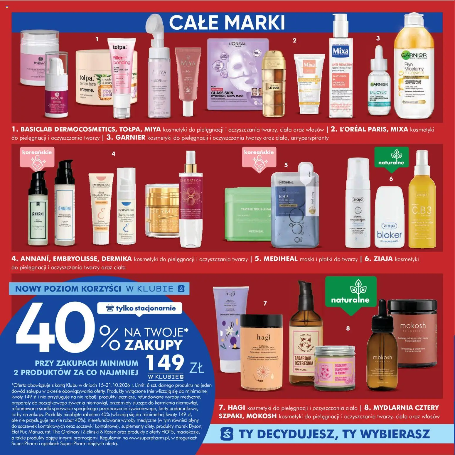 Super-pharm gazetka od 15.10.2026 | Strona: 4 | Produkty: Mochi, Garnier, Kosmetyki, Dezodorant