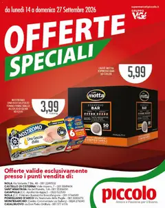 Anteprima del volantino Piccolo volantino Offerte Speciali valido a partire dal 14/09/2026