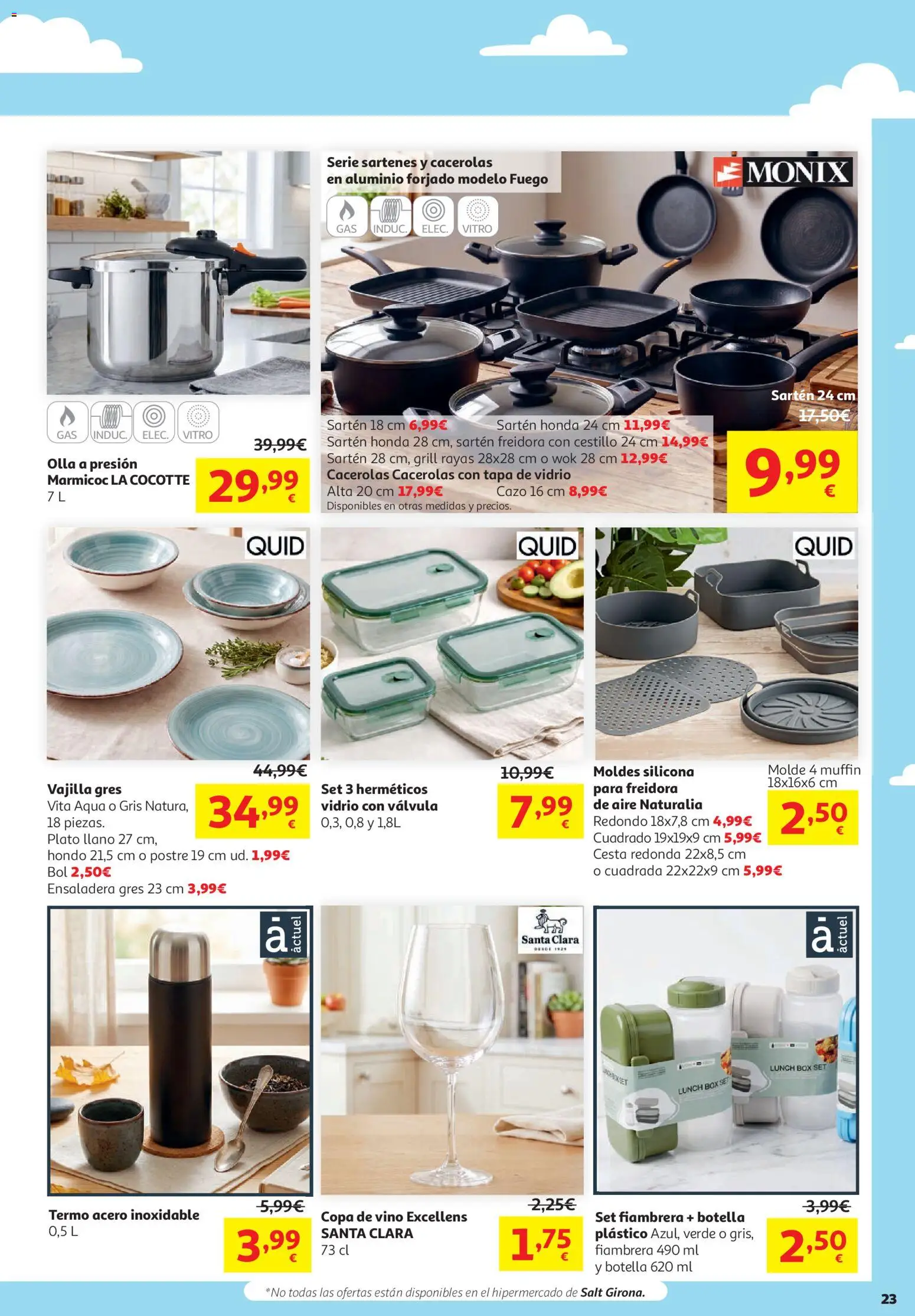 Alcampo - HP Nacional │ válido desde el 16.06.2026 | Página: 23 | Productos: Fiambrera, Βρεφικό κρεβάτι, Freidora, Cesta