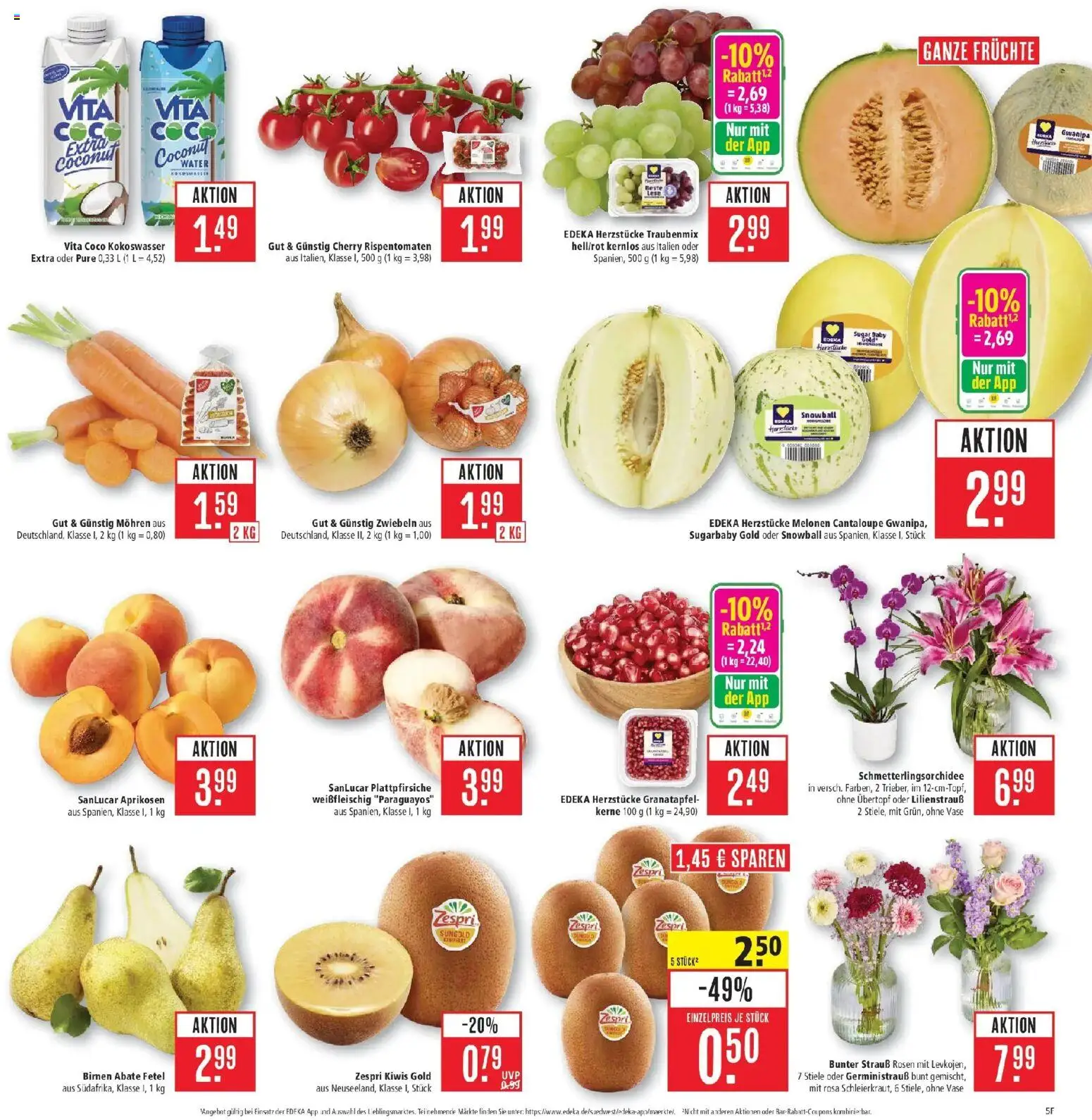 Marktkauf Prospekt Heidenheim – gültig ab 27.07.2026 | Seite: 5 | Produkte: Granatapfel, Vase, Mohren, Zwiebeln
