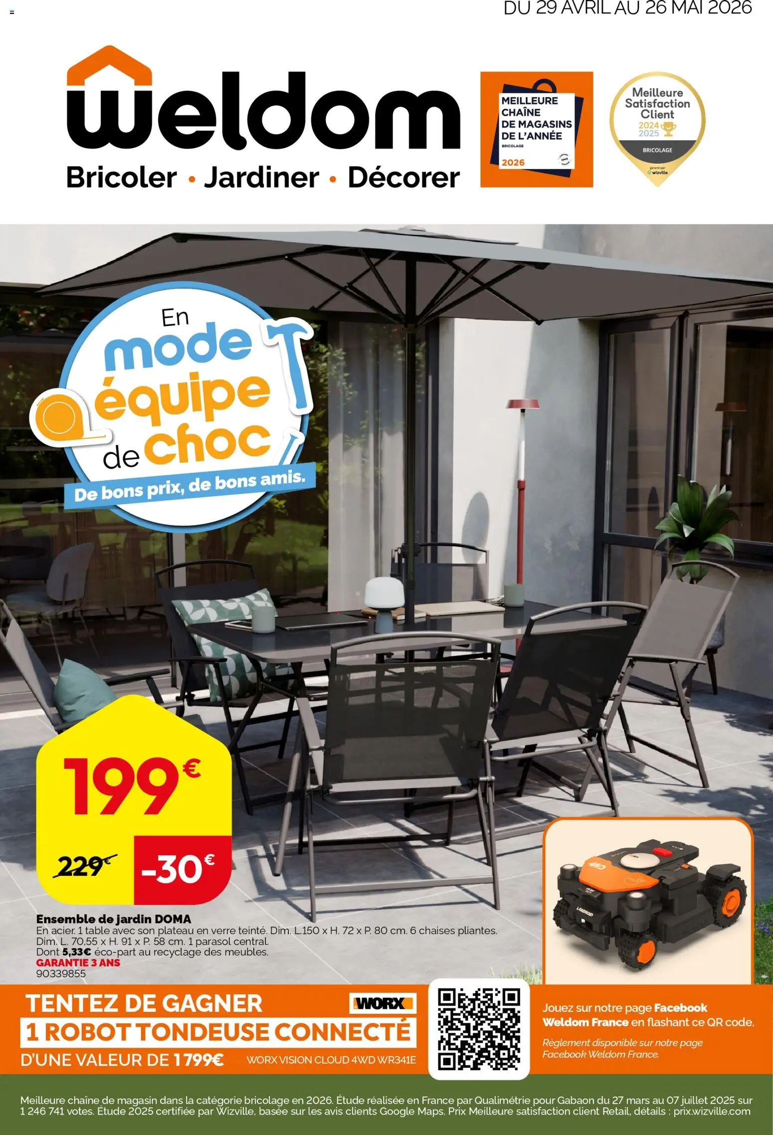 {H1} | Page: 1 | Produits: Plateau, Robot, Tondeuse, Parasol