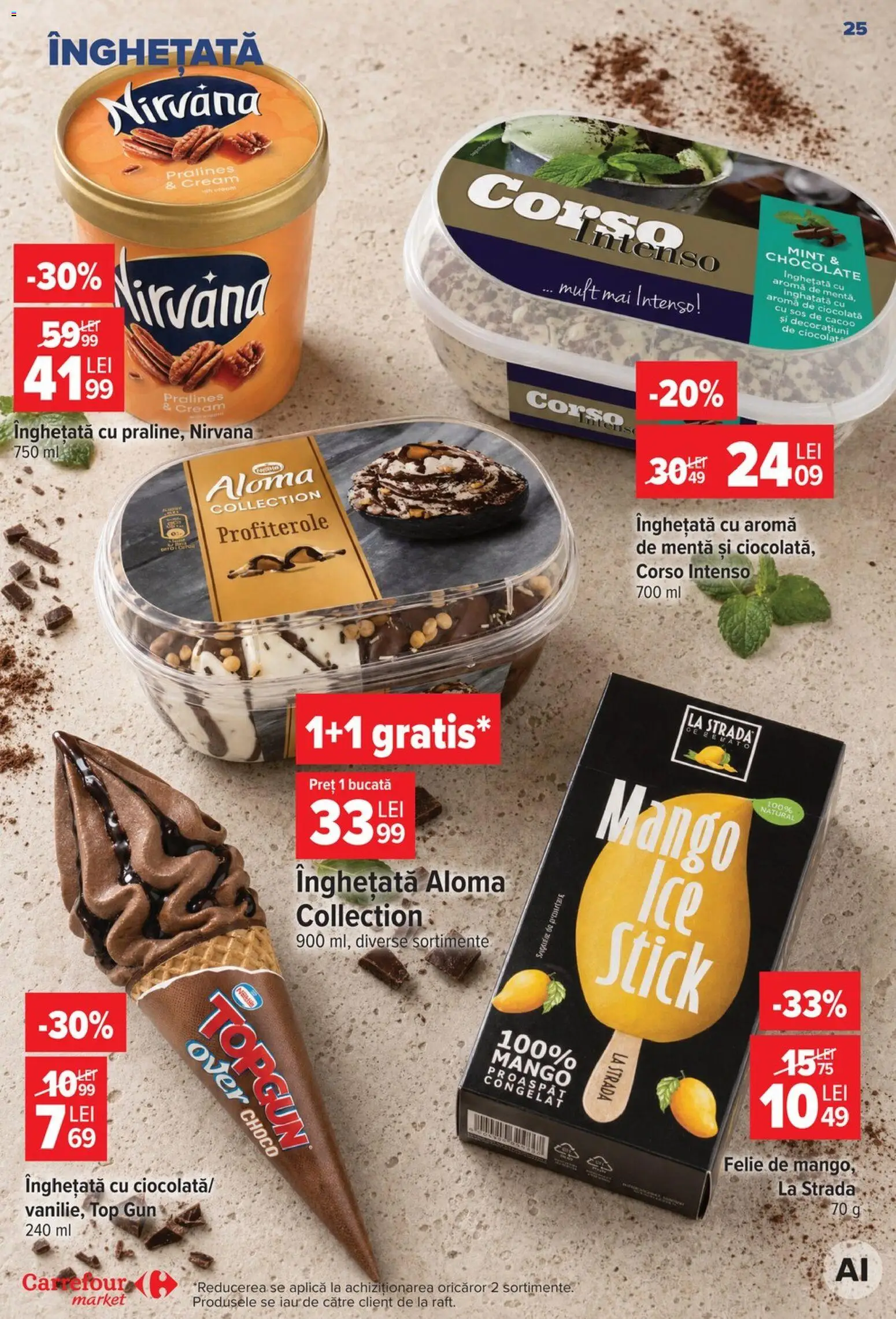 Noul catalog Carrefour – valabil de la 19.08.2026 | Pagină: 25 | Produse: Menta, Top, Aplică, Sos