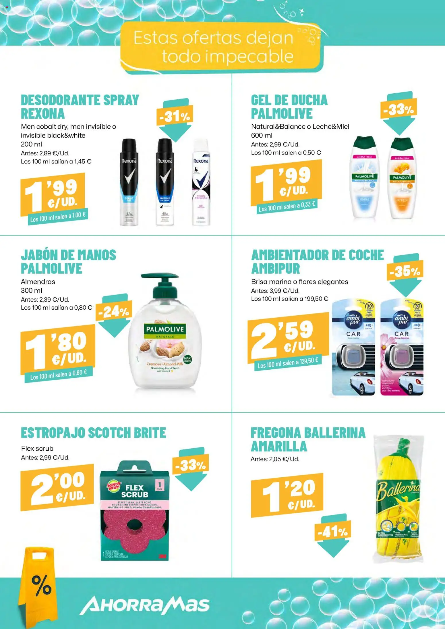 AhorraMas folleto │ válido desde el 16.04.2026 | Página: 18 | Productos: Jabón, Gel de ducha, Desodorante, Ducha