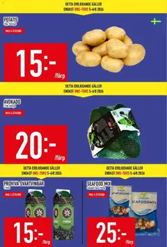 Matdax erbjudanden - Förhandsvisning av reklamblad från butik Matdax aktuell från 03/08/2026 | Sida: 3 | Produkter: Galler, Potatis