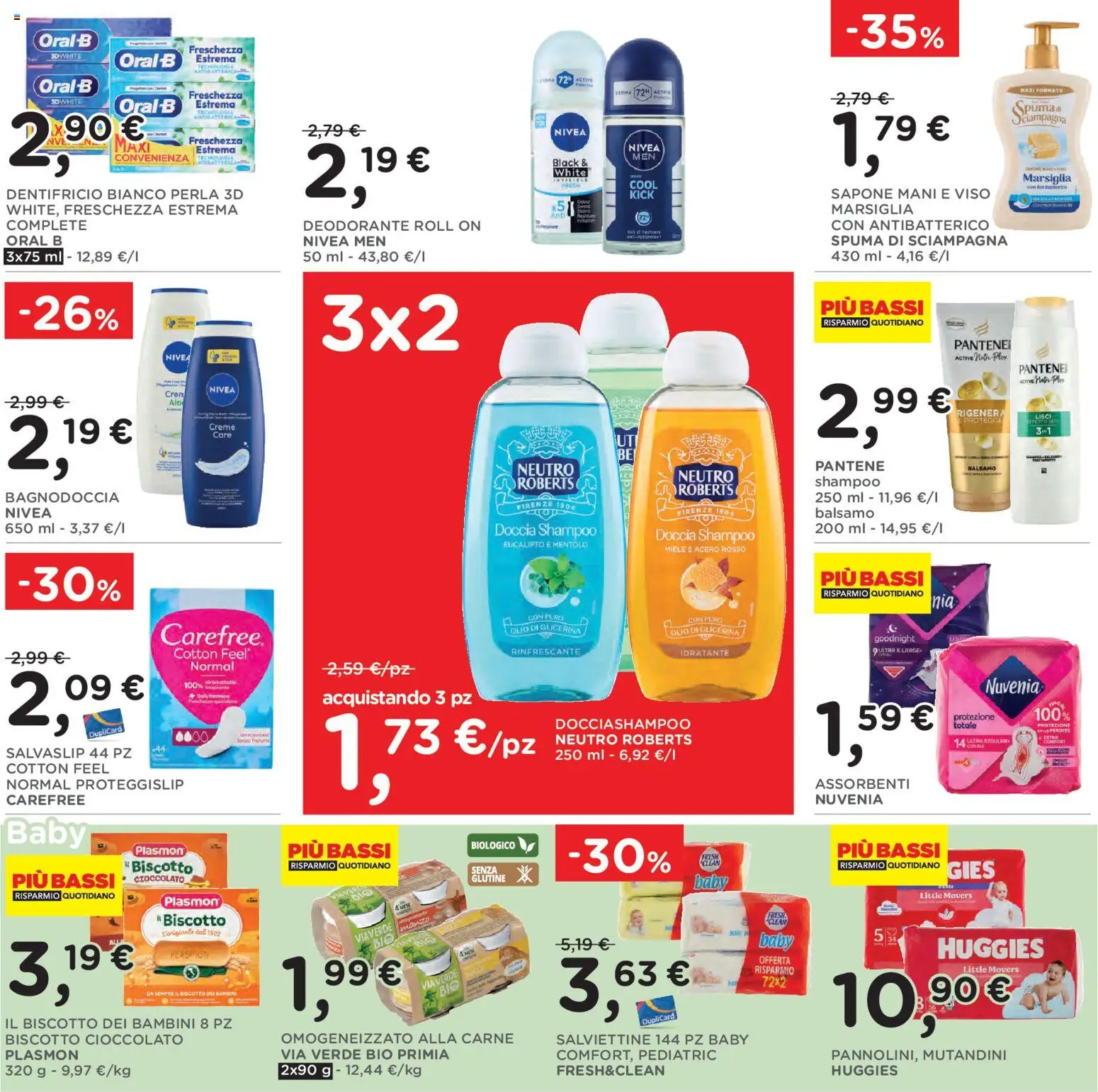 Volantino Poli del 29/07/2026 | Pagina: 29 | Prodotti: Shampoo, Balsamo, Dentifricio, Doccia