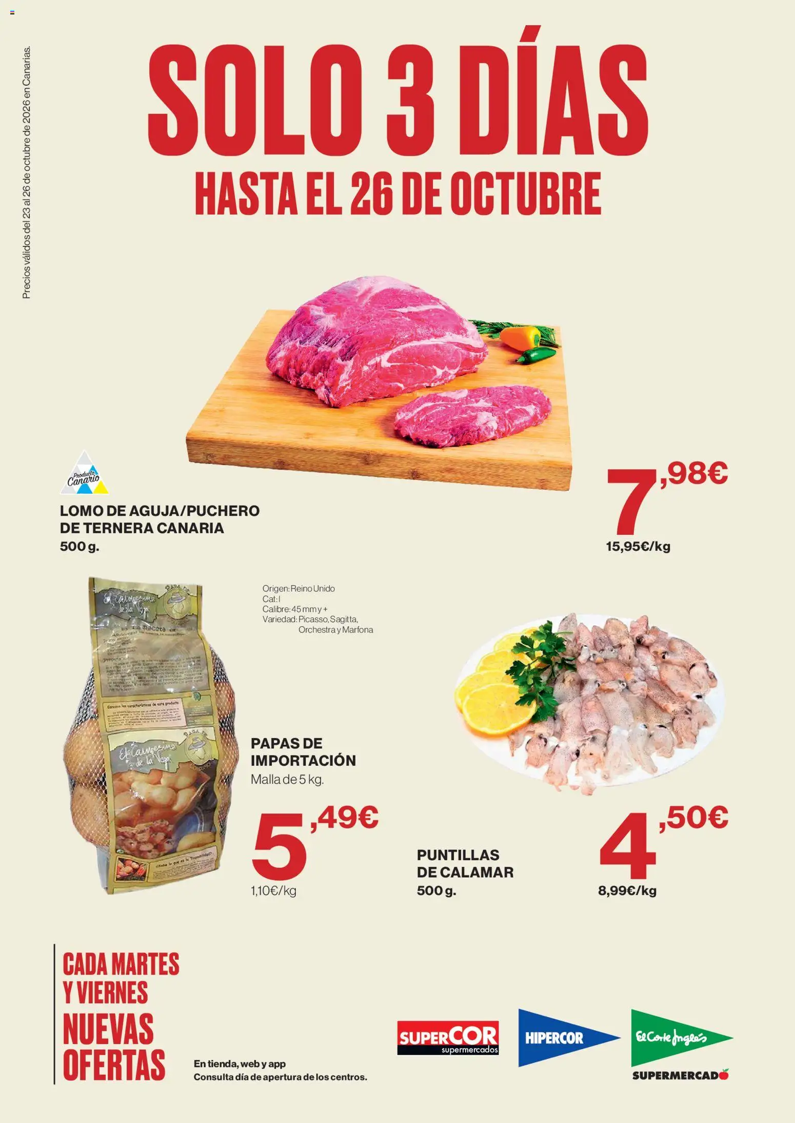 Supercor Canarias │ válido desde el 23/10/2026 | Página: 1 | Productos: Lomo