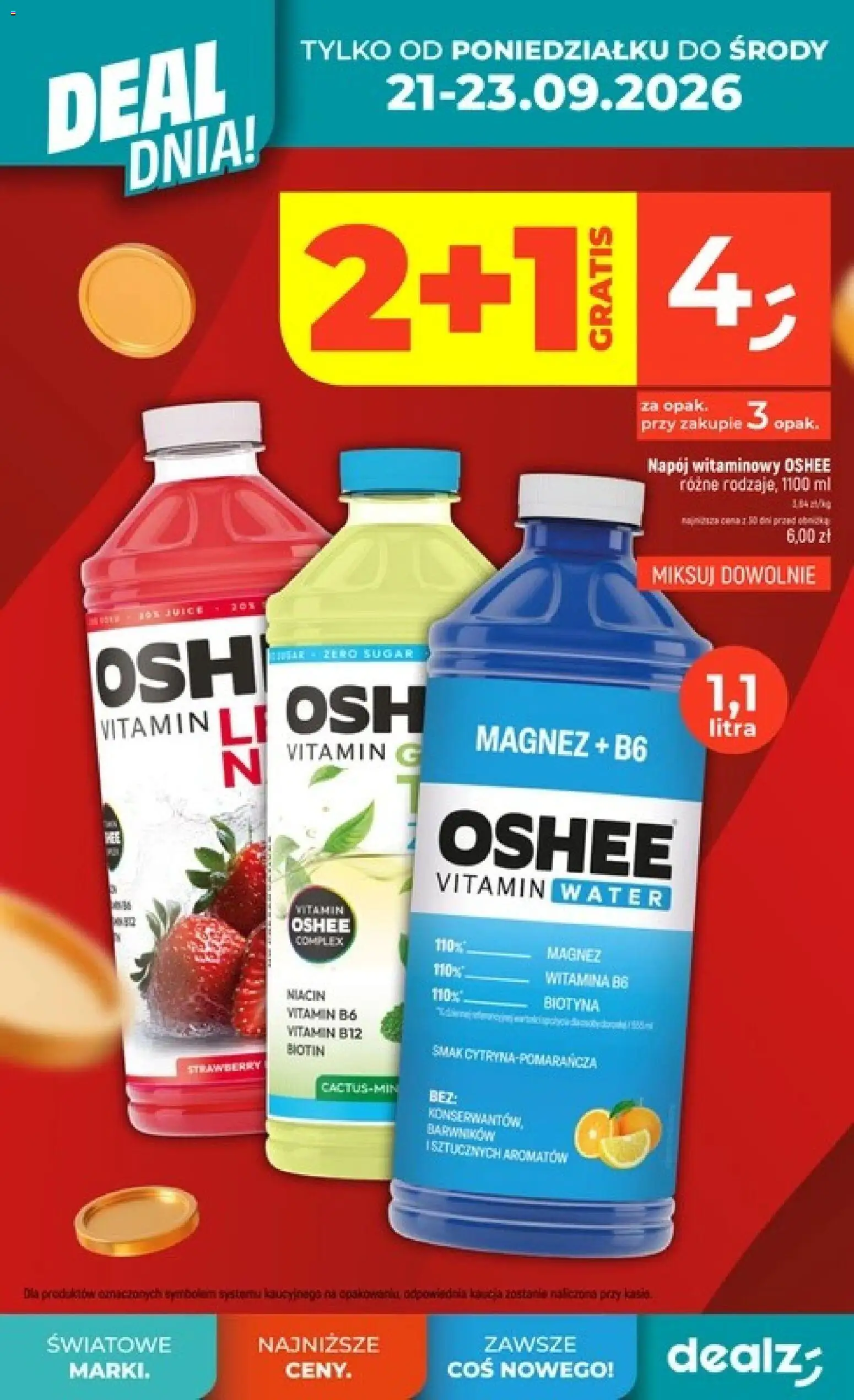 Dealz gazetka - Deal dnia od 17.09.2026 | Strona: 8 | Produkty: Oshee