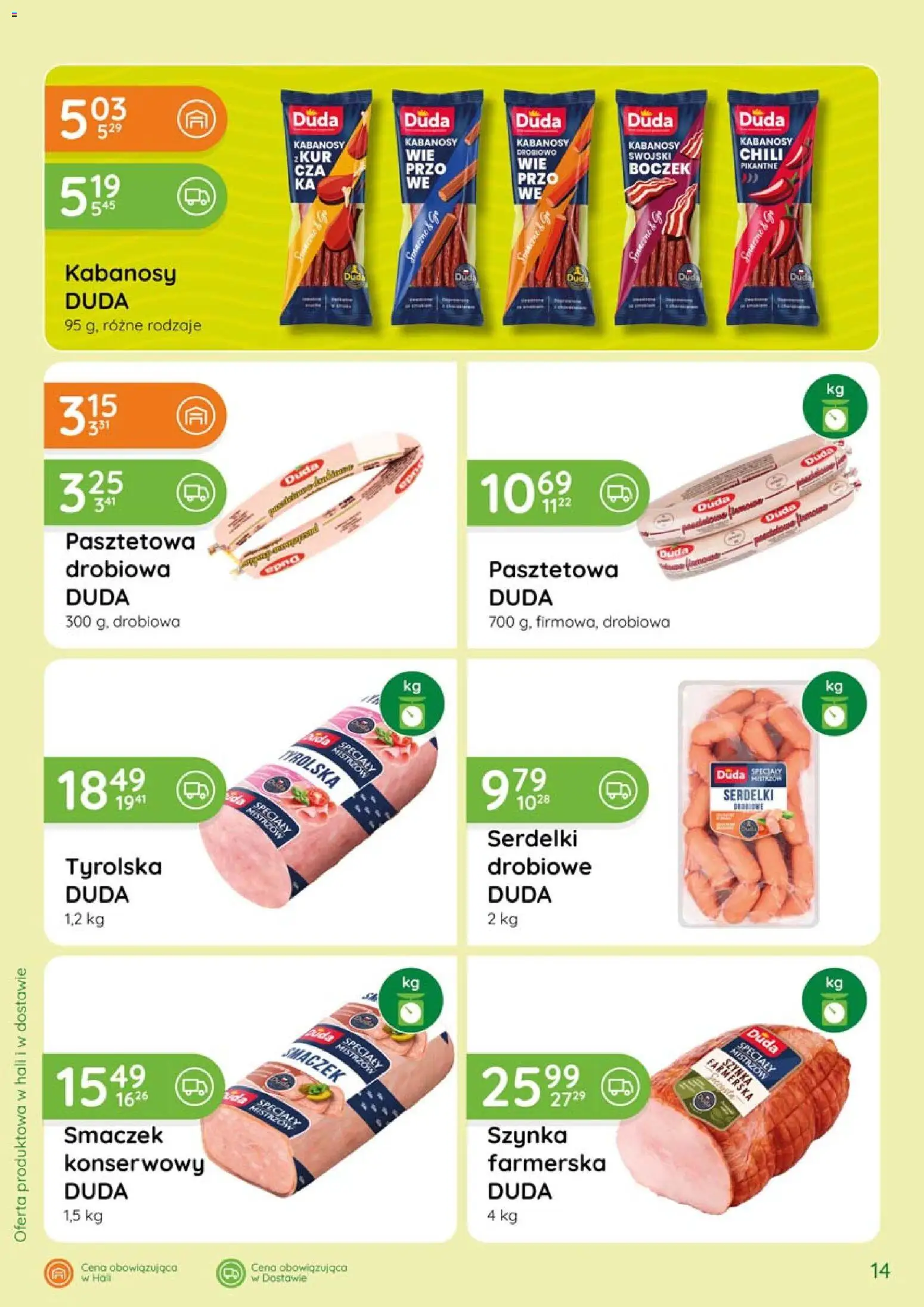 Eurocash gazetka - Katalog Wędlin od 04.06.2026 | Strona: 14 | Produkty: Chili, Kabanosy, Szynka, Boczek