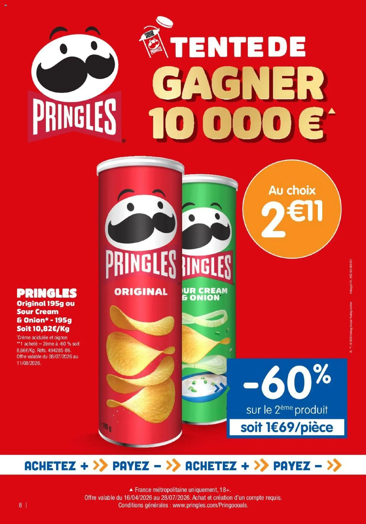 {H1} | Page: 8 | Produits: Oignon, Crème