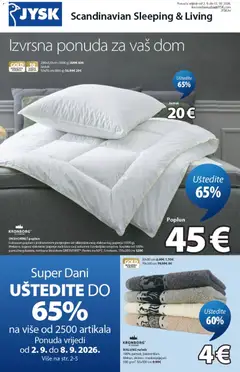JYSK Katalog - Pregled kataloga iz trgovine JYSK, vrijedi od 02.09.2026