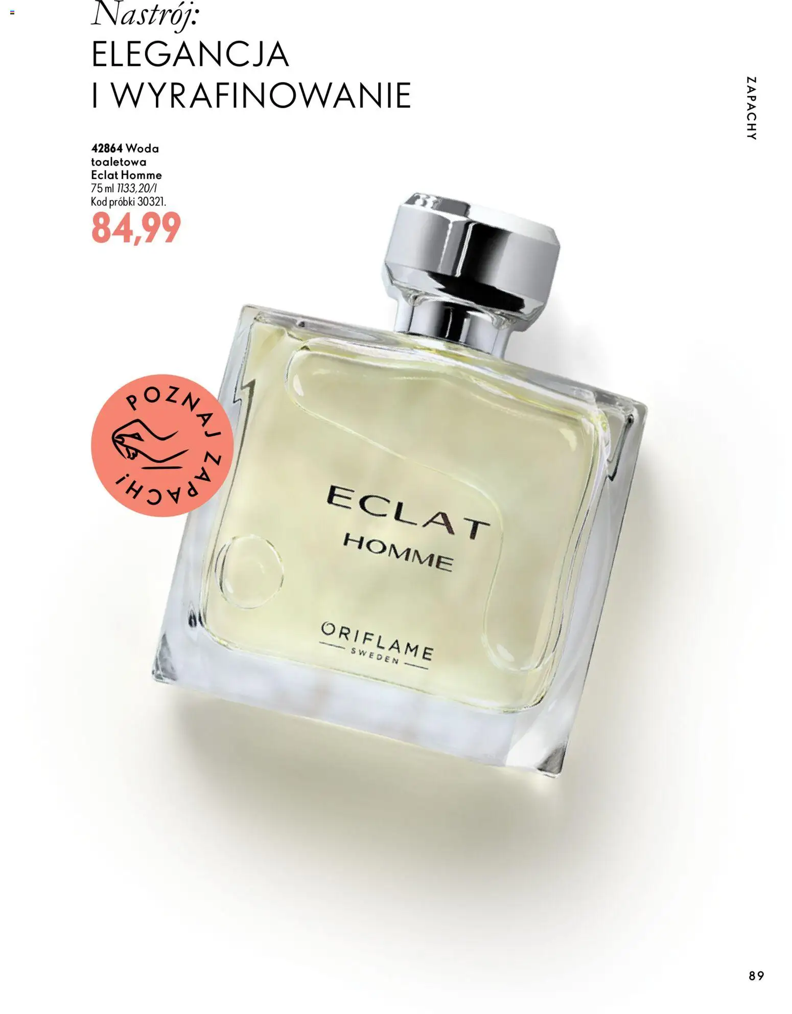 Oriflame Katalog 14 2026 od 30.09.2026 | Strona: 89 | Produkty: Woda toaletowa, Woda