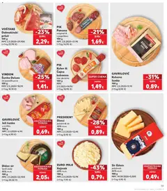 VOŠTANE, Dalmatinski, pršut, 100 g - Pregled kataloga iz trgovine Kaufland, vrijedi od 14.10.2026 | Stranica: 19 | Proizvodi: Dalmatinski prsut, Sir, Pršut, Kulen