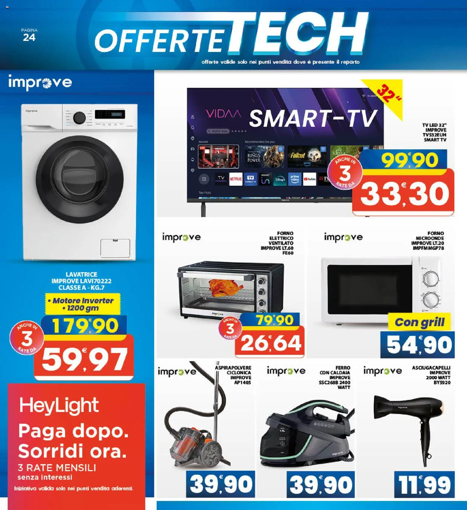 Volantino Interspar del 27.04.2026 | Pagina: 24 | Prodotti: smart TV, Caldaia, Top, Forno