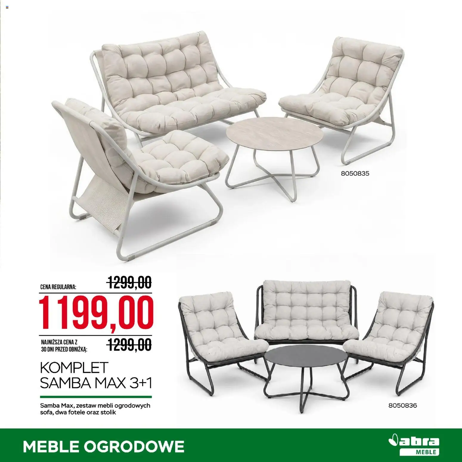 Abra meble gazetka od 03.07.2026 | Strona: 7 | Produkty: Meble ogrodowe