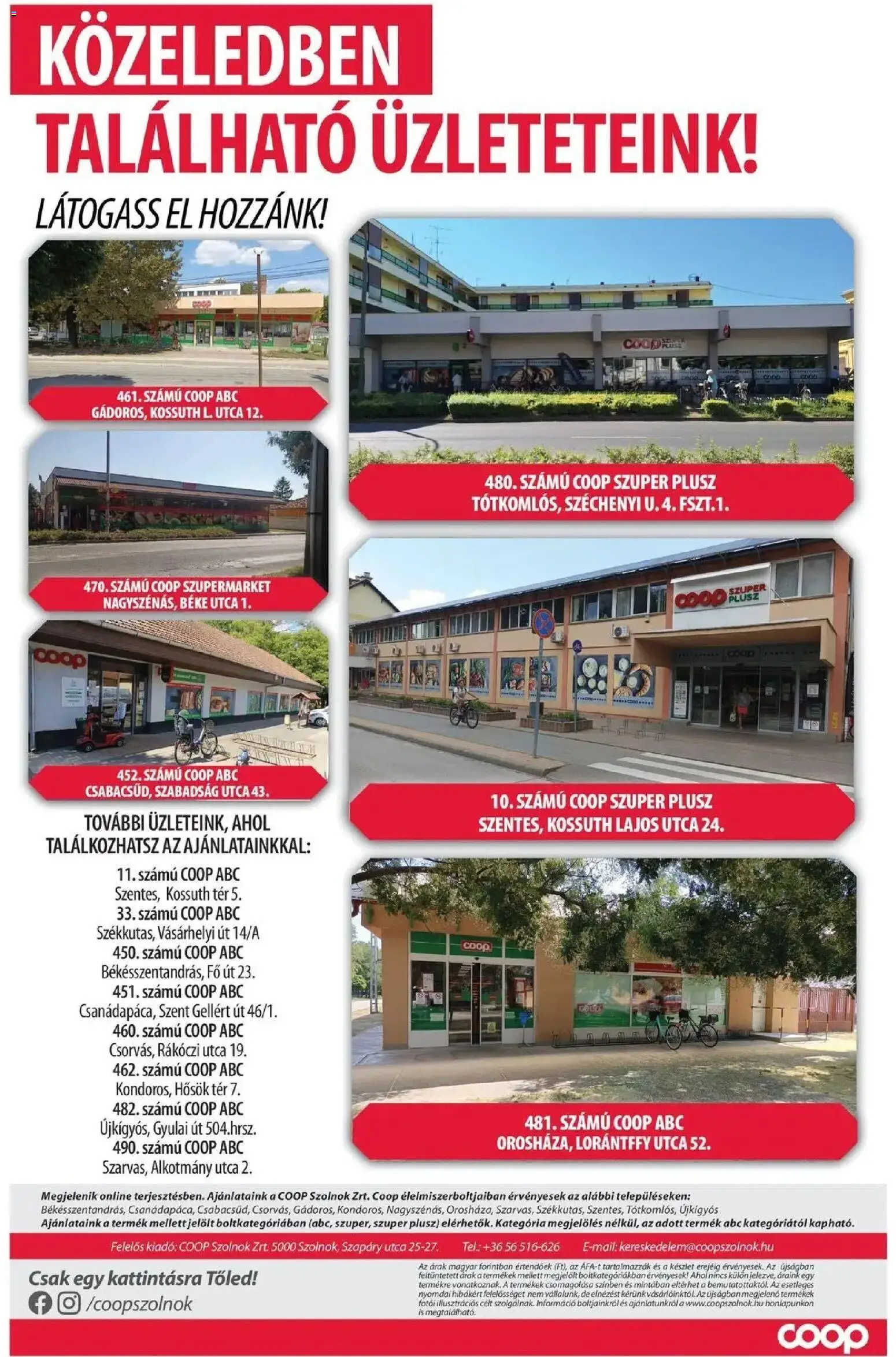 COOP Szolnok akciós újság Békésszentandrás - 2026.08.13. -tól/töl > akció, lapozható szórólap 🛍️ | Oldal: 5