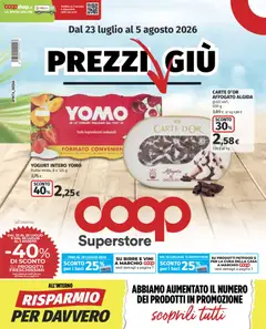 Anteprima del volantino COOP volantino Superstore Milano valido a partire dal 23/07/2026