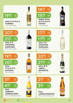 Pogląd oferty "Eurocash gazetka - Katalog Alkoholowy" - ważna od 01.06.2026 | Strona: 64 | Produkty: Winiarnia, Agrest, Wino, Piwo