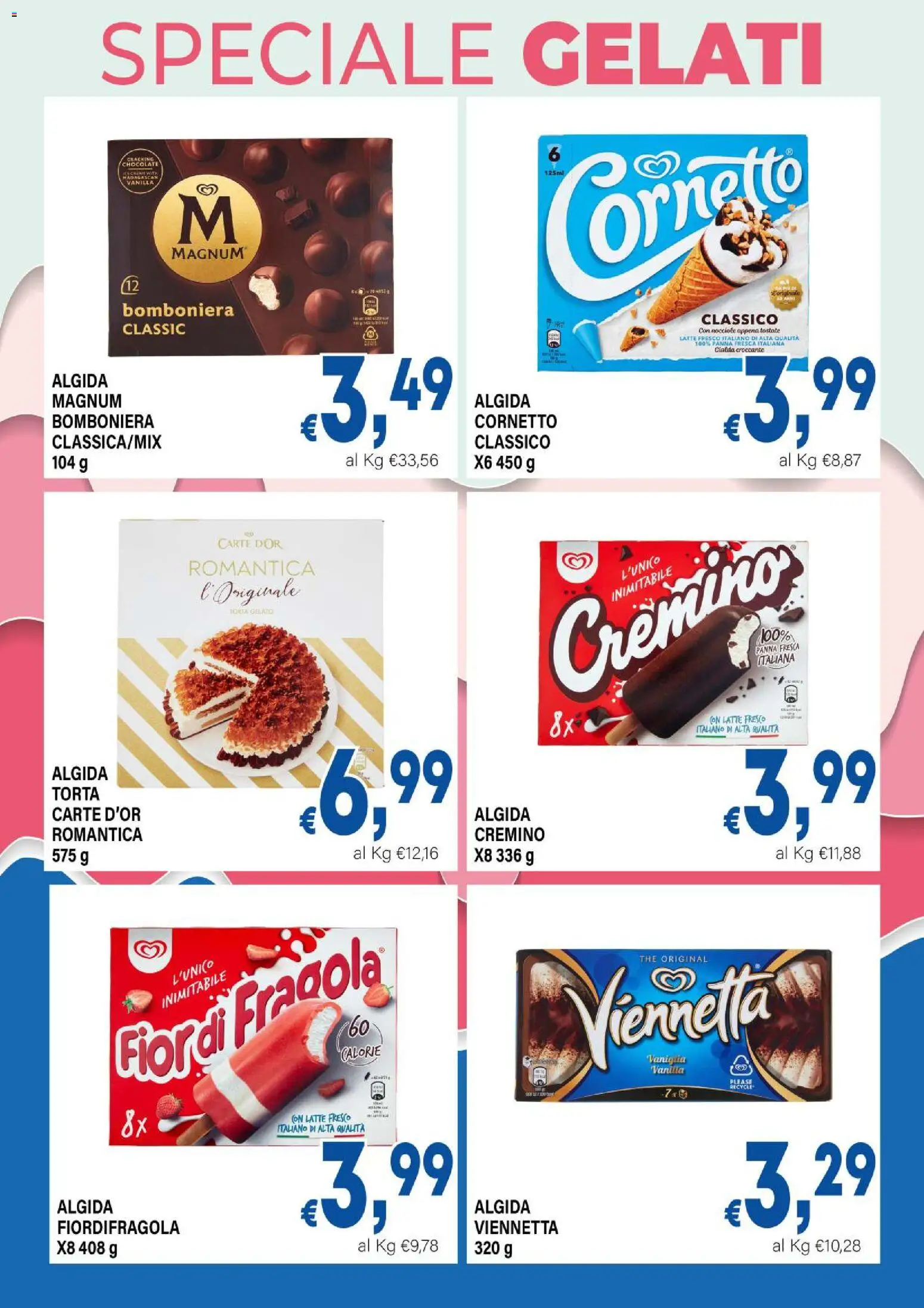 Volantino DEM del 01/07/2026 | Pagina: 3 | Prodotti: Cornetto, Panna, Nocciole, The