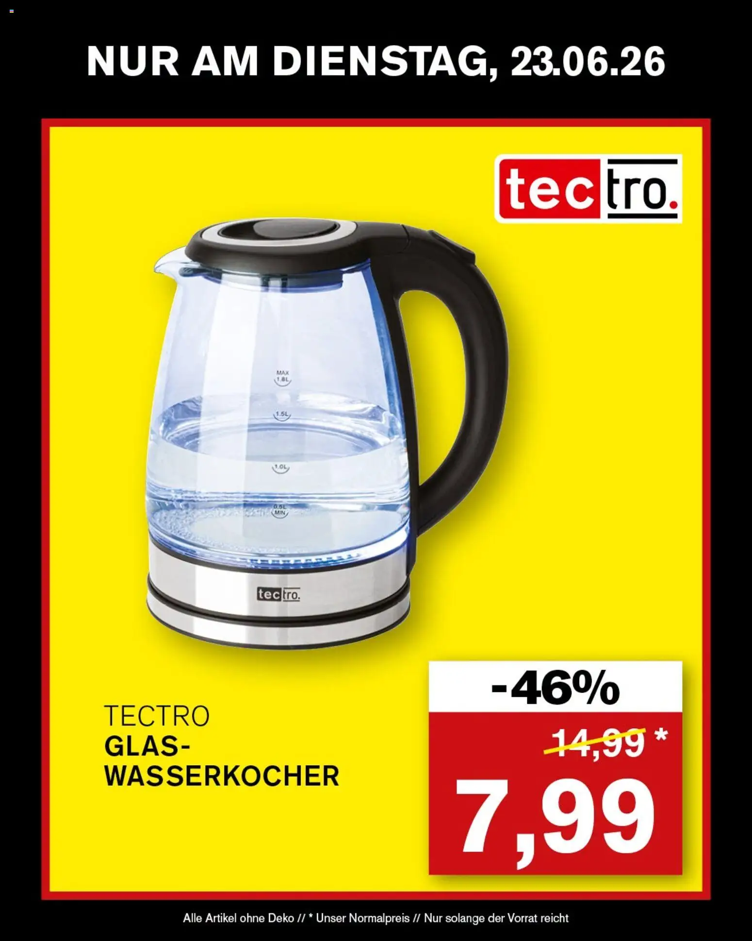 KODi Prospekt – gültig ab 23.06.2026 | Seite: 1 | Produkte: Wasserkocher