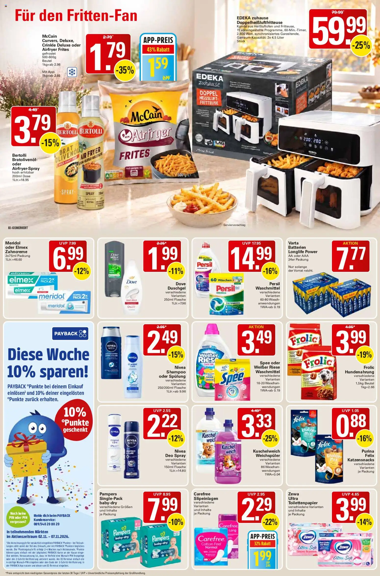 WEZ Prospekt – gültig ab 02.11.2026 | Seite: 14 | Produkte: Pampers, Shampoo, Weichspüler, Waschmittel