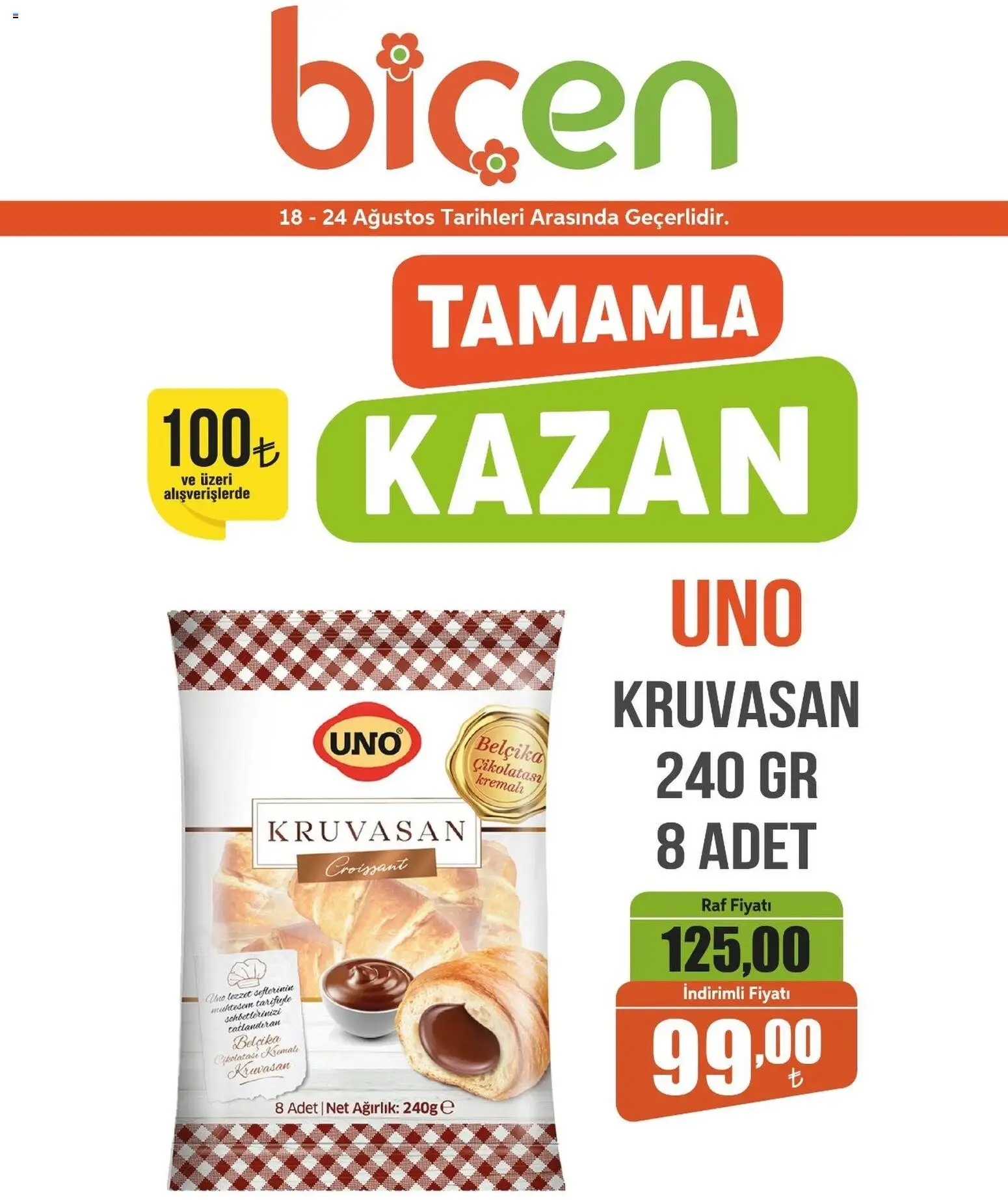 Biçen Market - Tamamla Kazan - 18 Ağustos 2026 tarihinden itibaren geçerlidir | Sayfa: 1 | Ürünler: Raf, Ağırlık