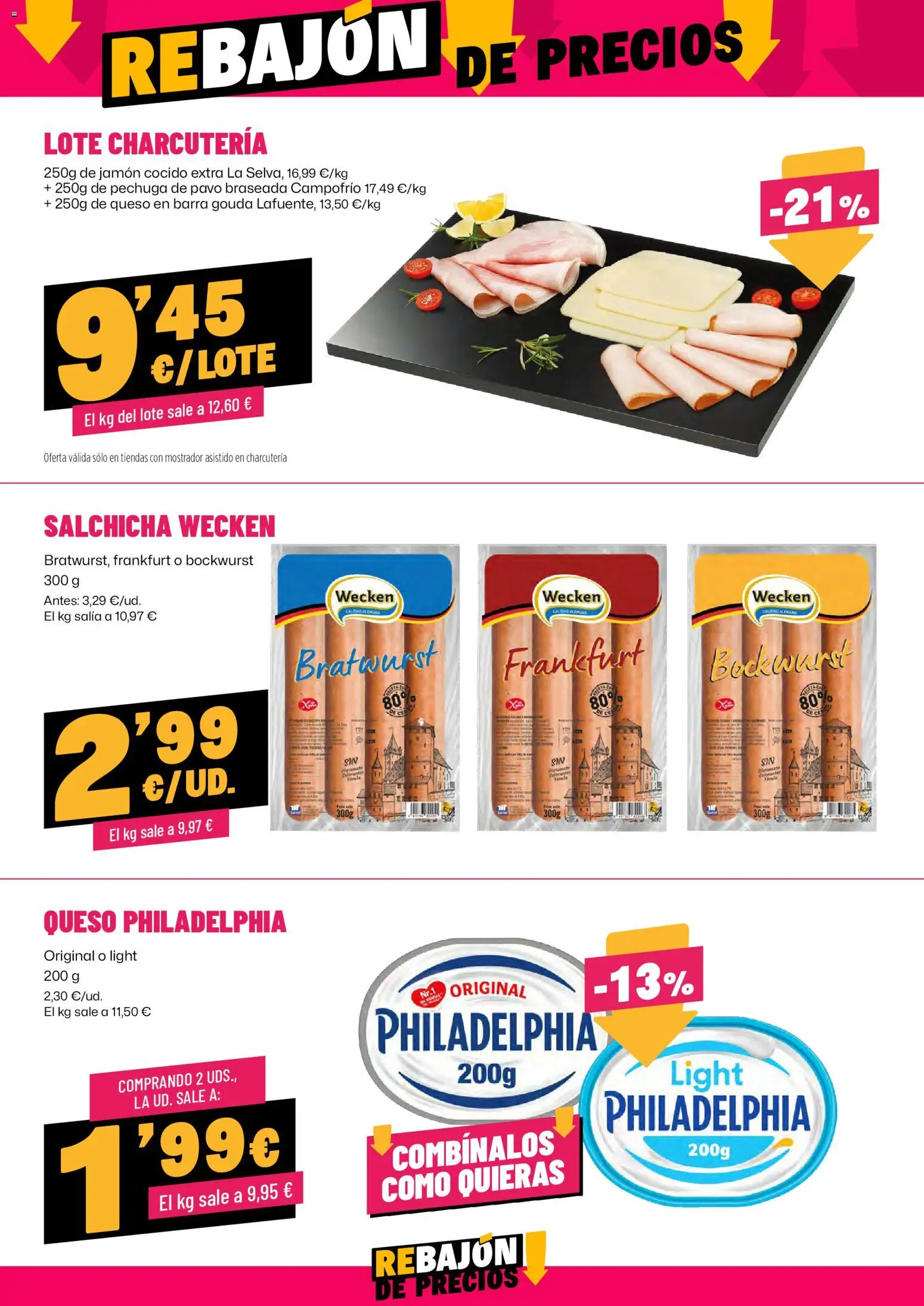 AhorraMas folleto │ válido desde el 20/08/2026 | Página: 10 | Productos: Queso, Jamón, Jamón cocido, Bratwurst