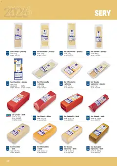 Pogląd oferty "Makro gazetka - Produktów marek własnych dla profesjonalnej Gastronomii" - ważna od 01.03.2026 | Strona: 28 | Produkty: Ser edamski, Mozzarella, Cheddar, Ser cheddar
