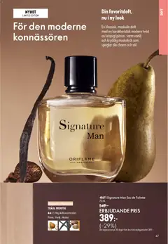 Oriflame erbjudanden 09/26 - Förhandsvisning av reklamblad från butik Oriflame aktuell från 24/06/2026 | Sida: 47 | Produkter: Doft, Eau de toilette