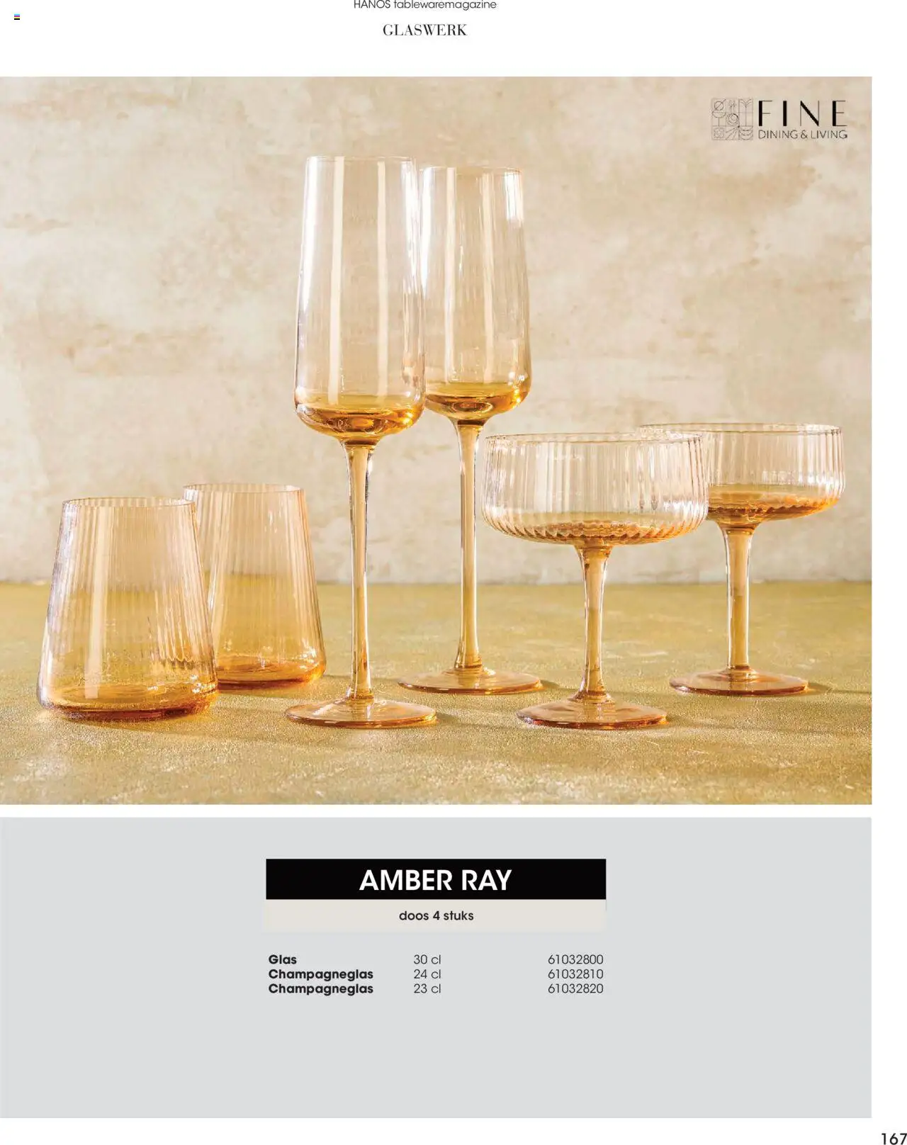 {H1} | Pagina: 167 | Producten: Glas