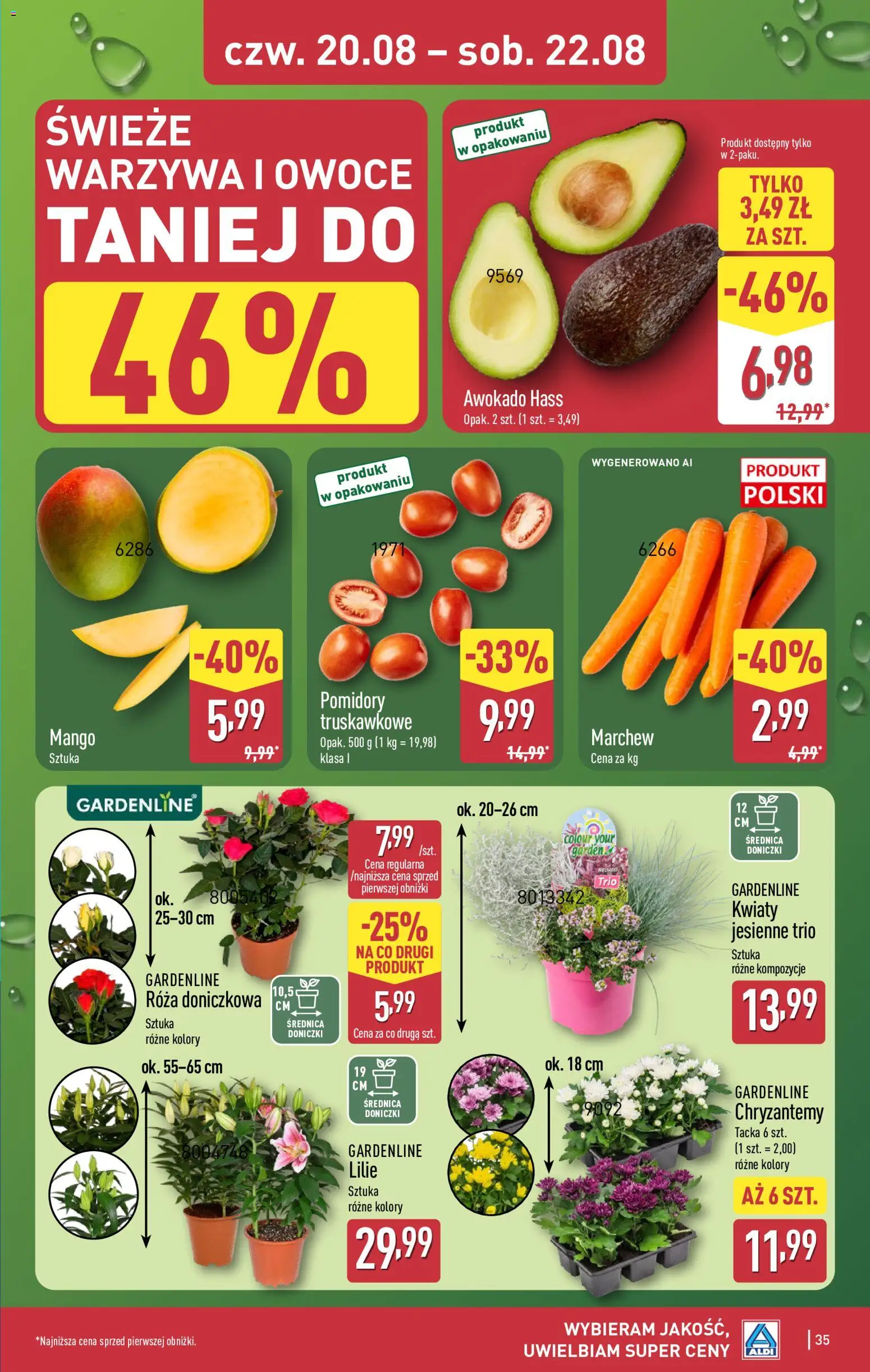 Aldi Polsko leták od 17.08.2026 | Strana: 35 | Produkty: Mango