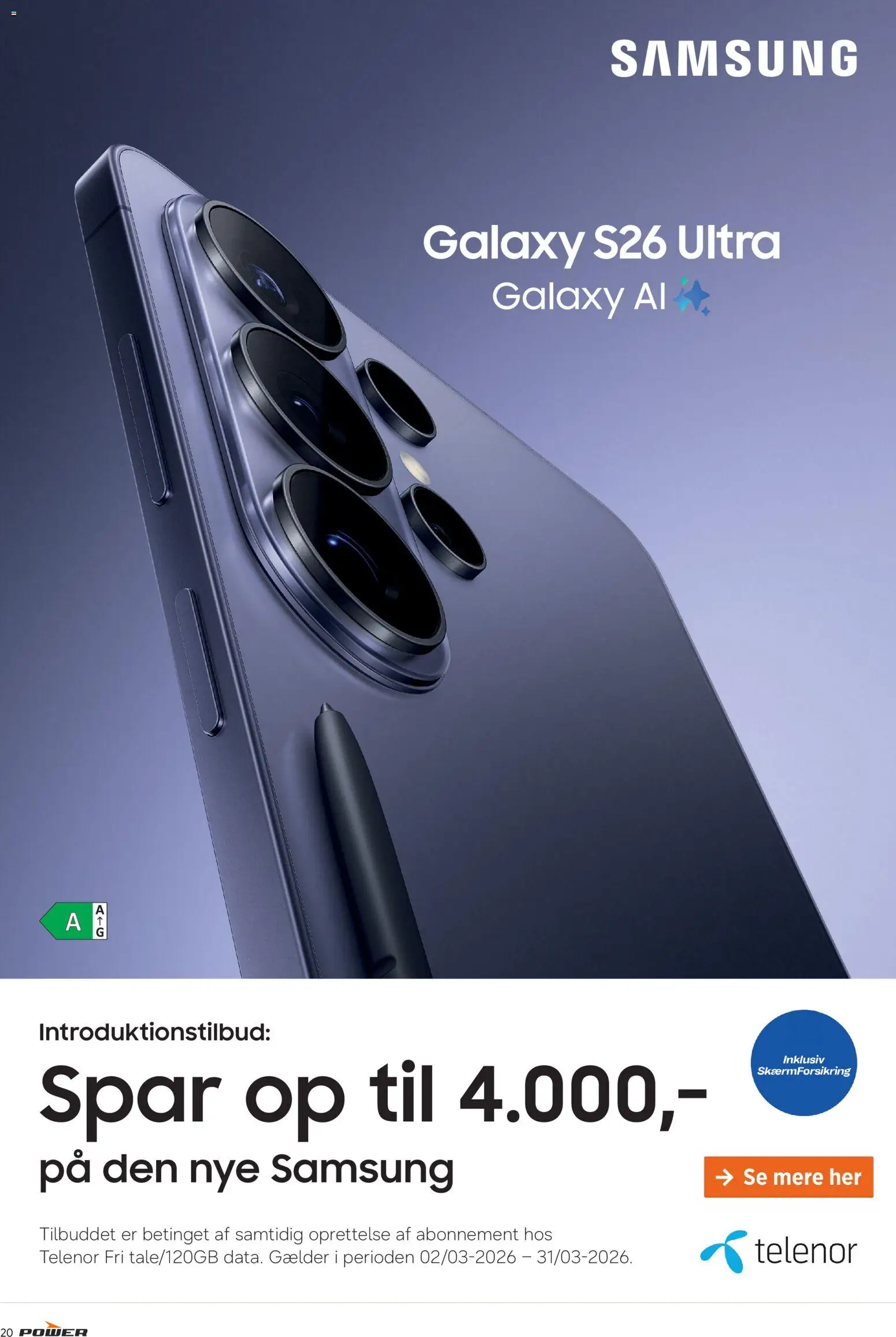 Power tilbudsavis – gyldig fra 13.03.2026 | Side: 20