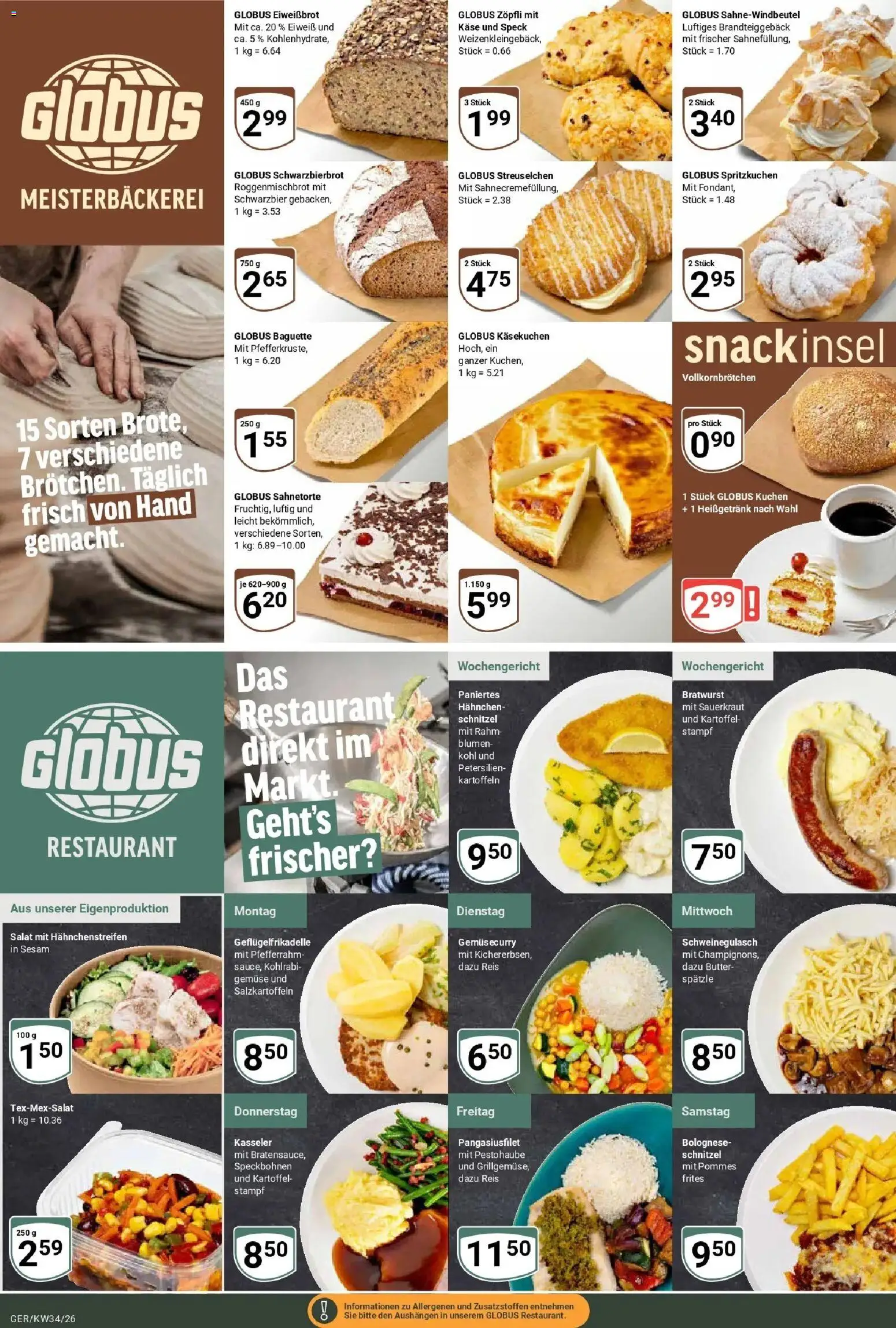 Globus Prospekt Gera (ab 17.08.2026) » Angebote online | Seite: 12 | Produkte: Schweinegulasch, Blumen, Kohlrabi, Gemüse