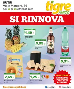 Anteprima del volantino Tigre volantino Amico Sutri valido a partire dal 13/10/2026
