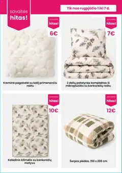 Pepco leidinys galioja nuo 2026.10.01 | Puslapis: 6 | Prekių: Pagalvėlė, Kilimėlis, Patalynės komplektas