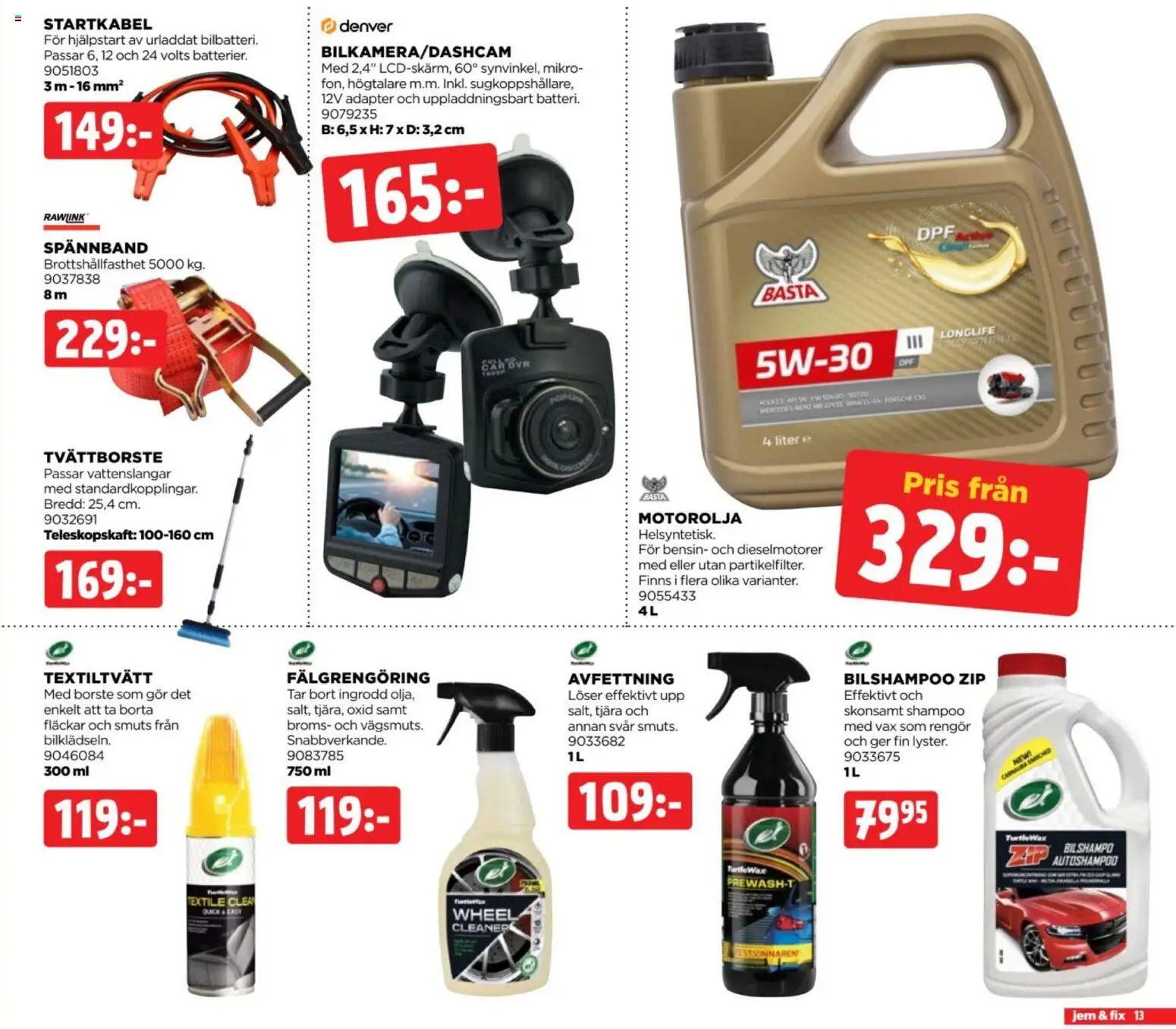 Jem & Fix reklamblad aktuell från 06/09/2026 | Sida: 13 | Produkter: Pasta, Adapter, Högtalare
