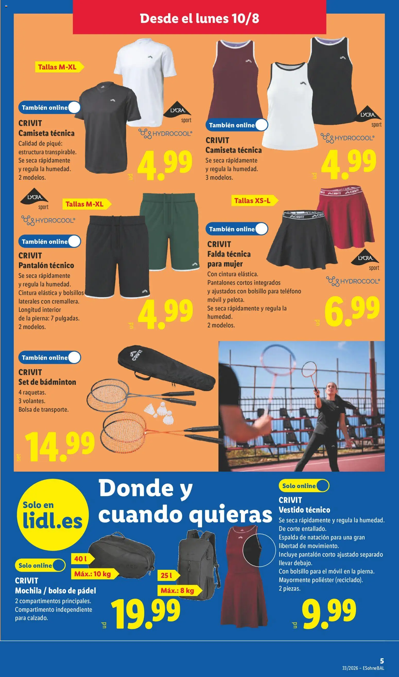Lidl folleto de bazar │ válido desde el 10/08/2026 | Página: 13