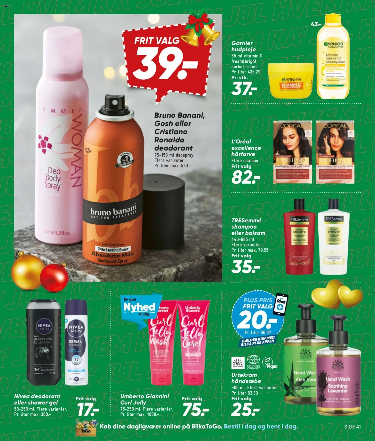 Bilka tilbudsavis – gyldig fra 30/10/2026 | Side: 59 | Produkter: Dagligvarer, Balsam, Hårfarve, Deodorant