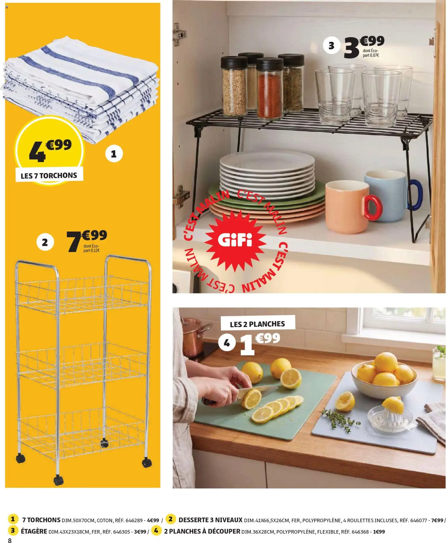 {H1} | Page: 8 | Produits: Étagère
