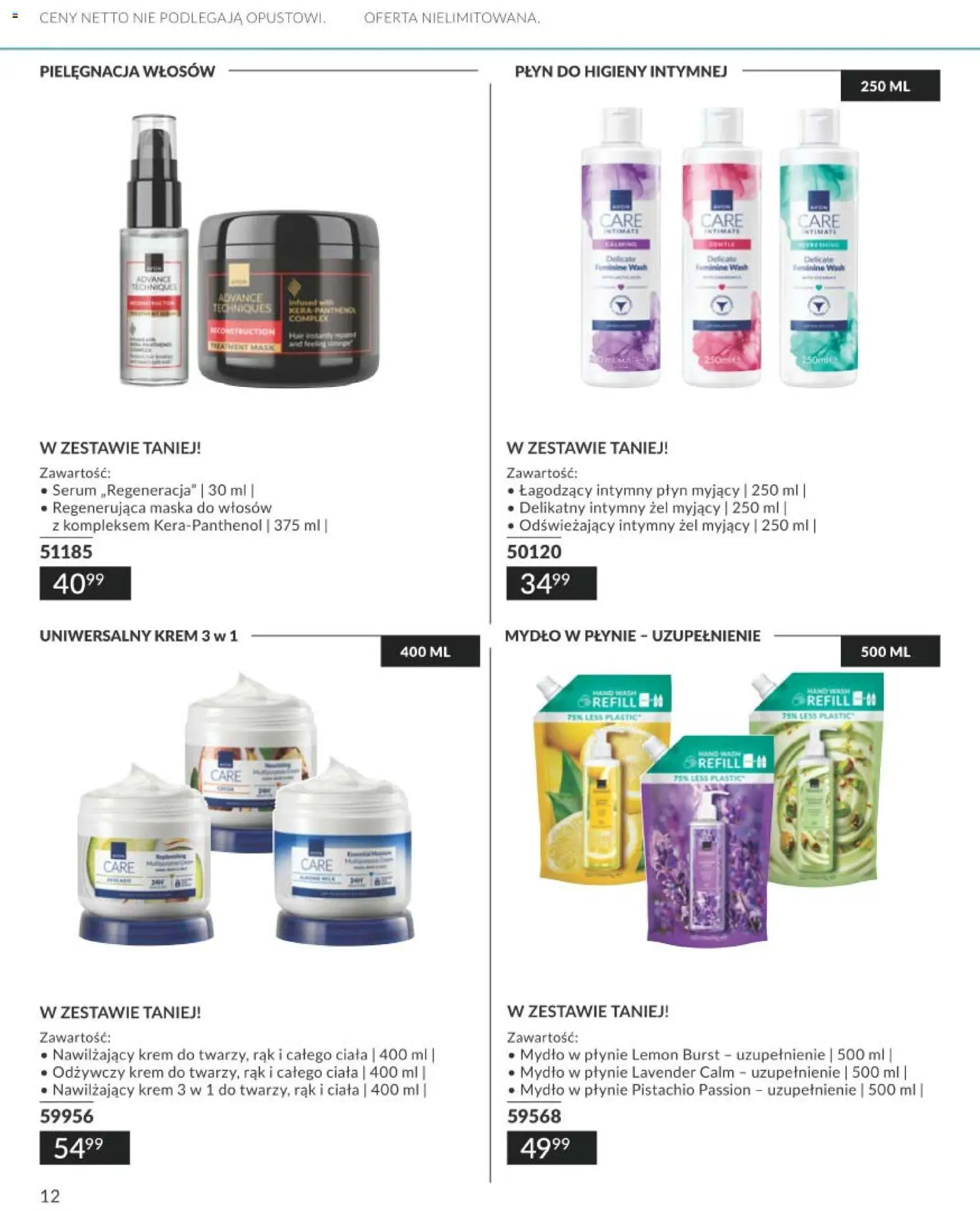 Avon Katalog Focus 10 2026 od 30.09.2026 | Strona: 12 | Produkty: Mydło w płynie, Maska, Mydło, Krem
