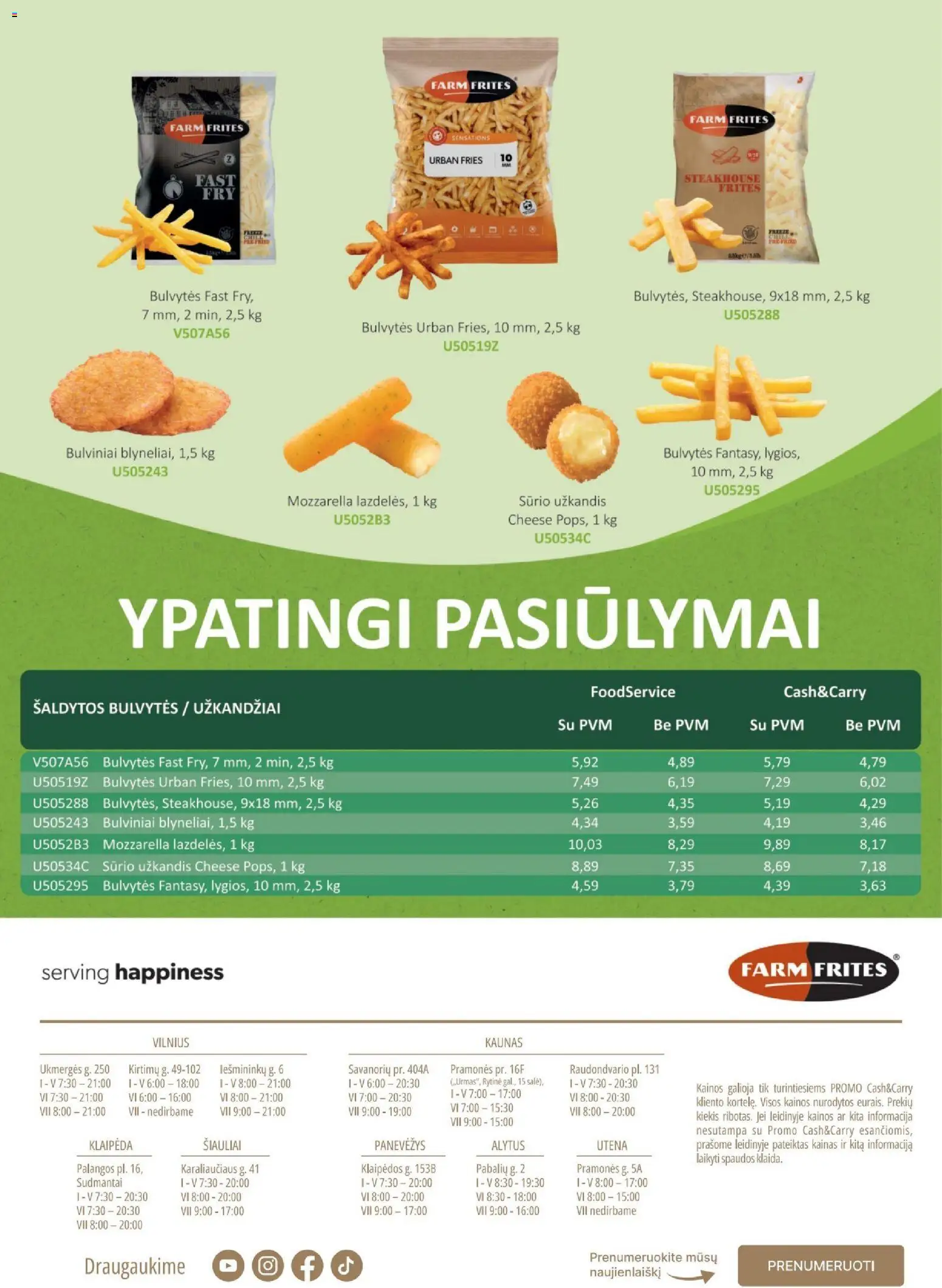 ePromo akcijos nuo 2026.03.01 | Puslapis: 12 | Prekių: Užkandžiai, Šaldytos bulvytės