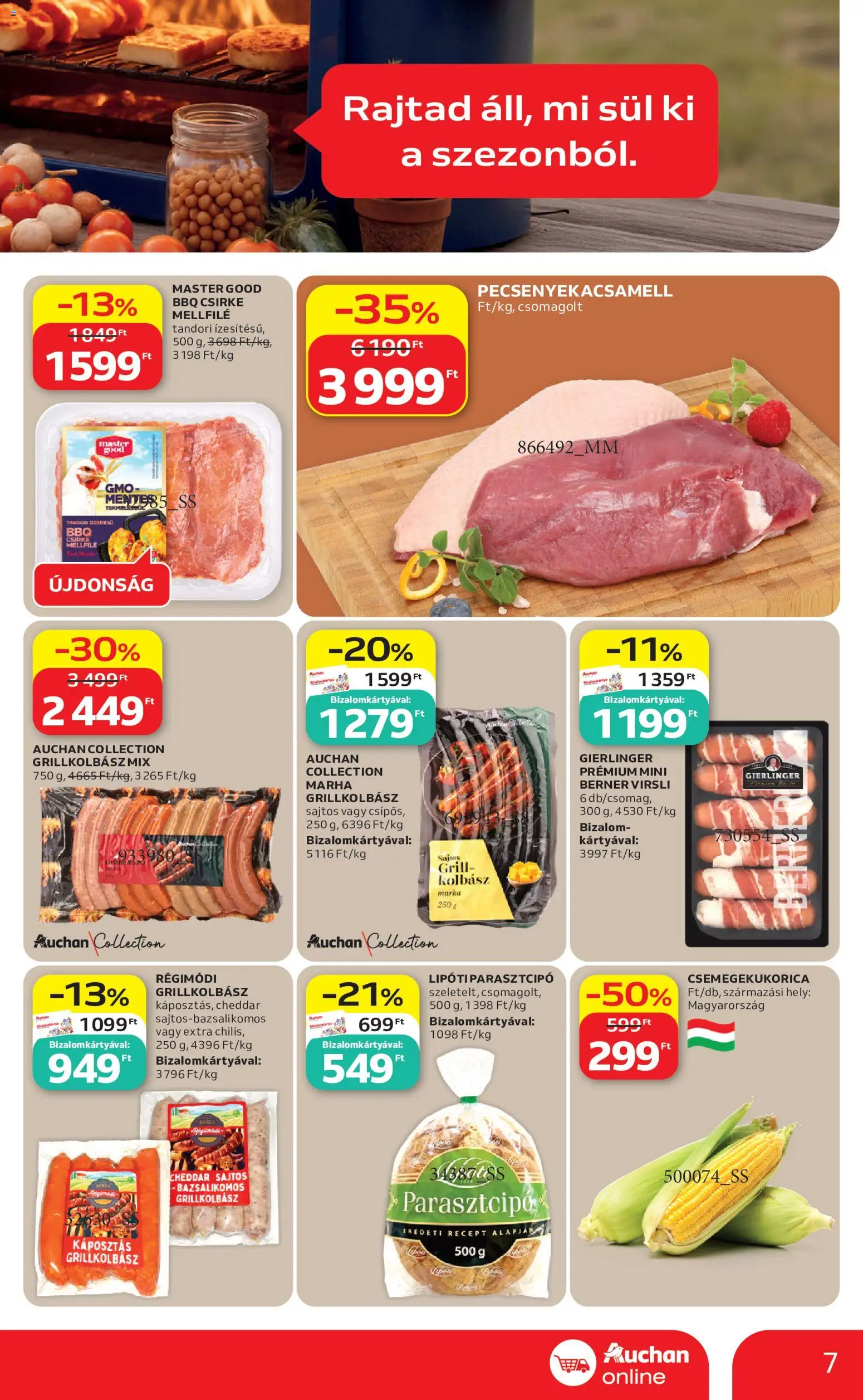 Auchan akciós ujság - amely érvényes a következő dátumtól: 2026.06.25. | Oldal: 7