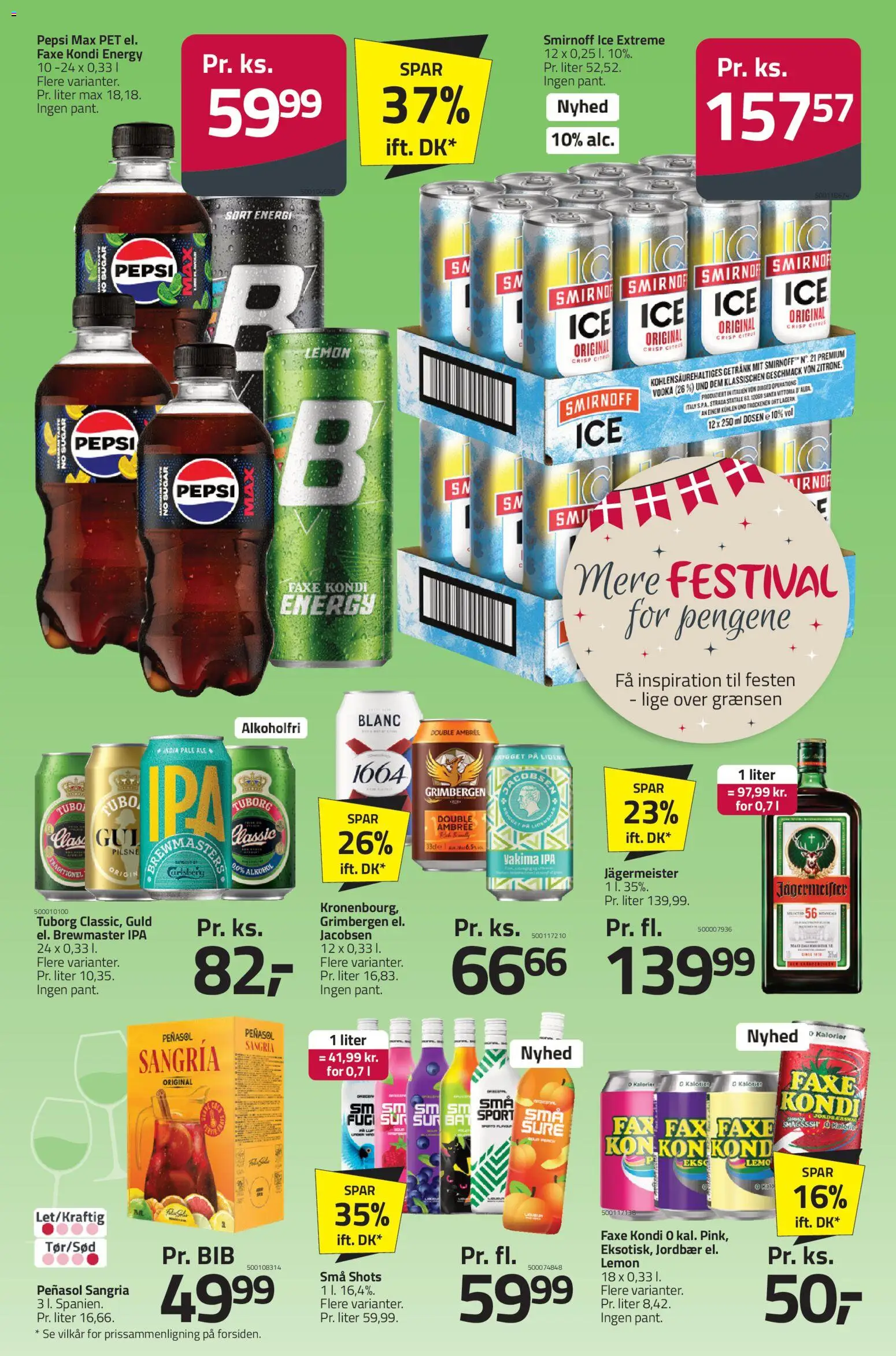 Fleggaard tilbudsavis – gyldig fra 03.06.2026 | Side: 28 | Produkter: Vodka, Faxe Kondi, Pepsi, Pepsi Max