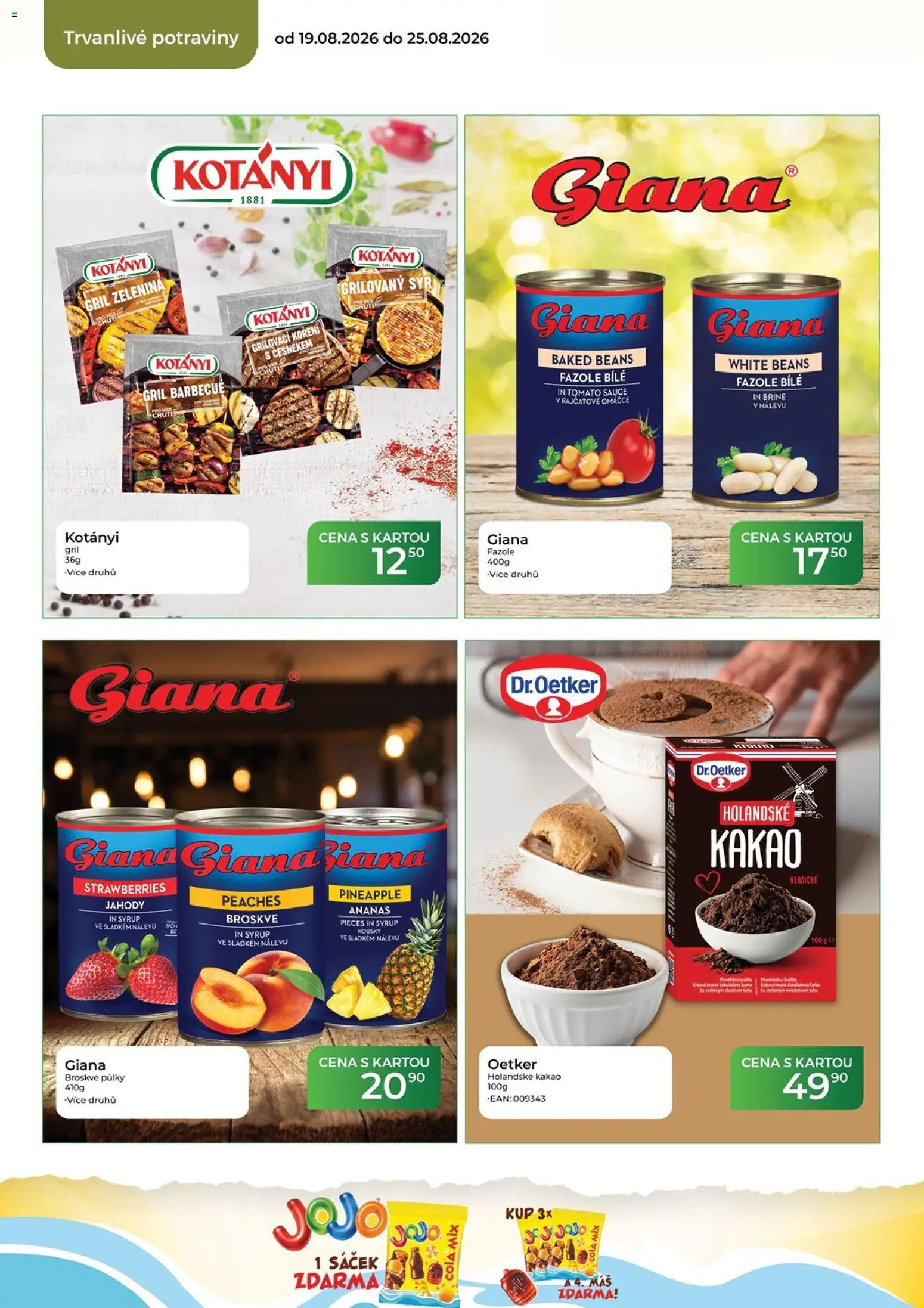 Tamda Foods leták od 19.08.2026 | Strana: 42 | Produkty: Sýr, Ananas, Fazole, Sáček