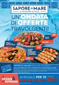 Anteprima del volantino Sapore di mare - Un'ondata di offerte travolgenti! valido a partire dal 01/07/2026