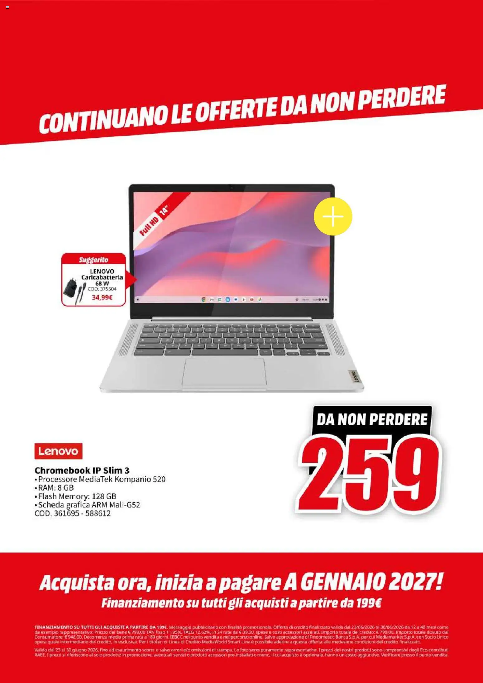 Volantino Media World del 23/06/2026 | Pagina: 13